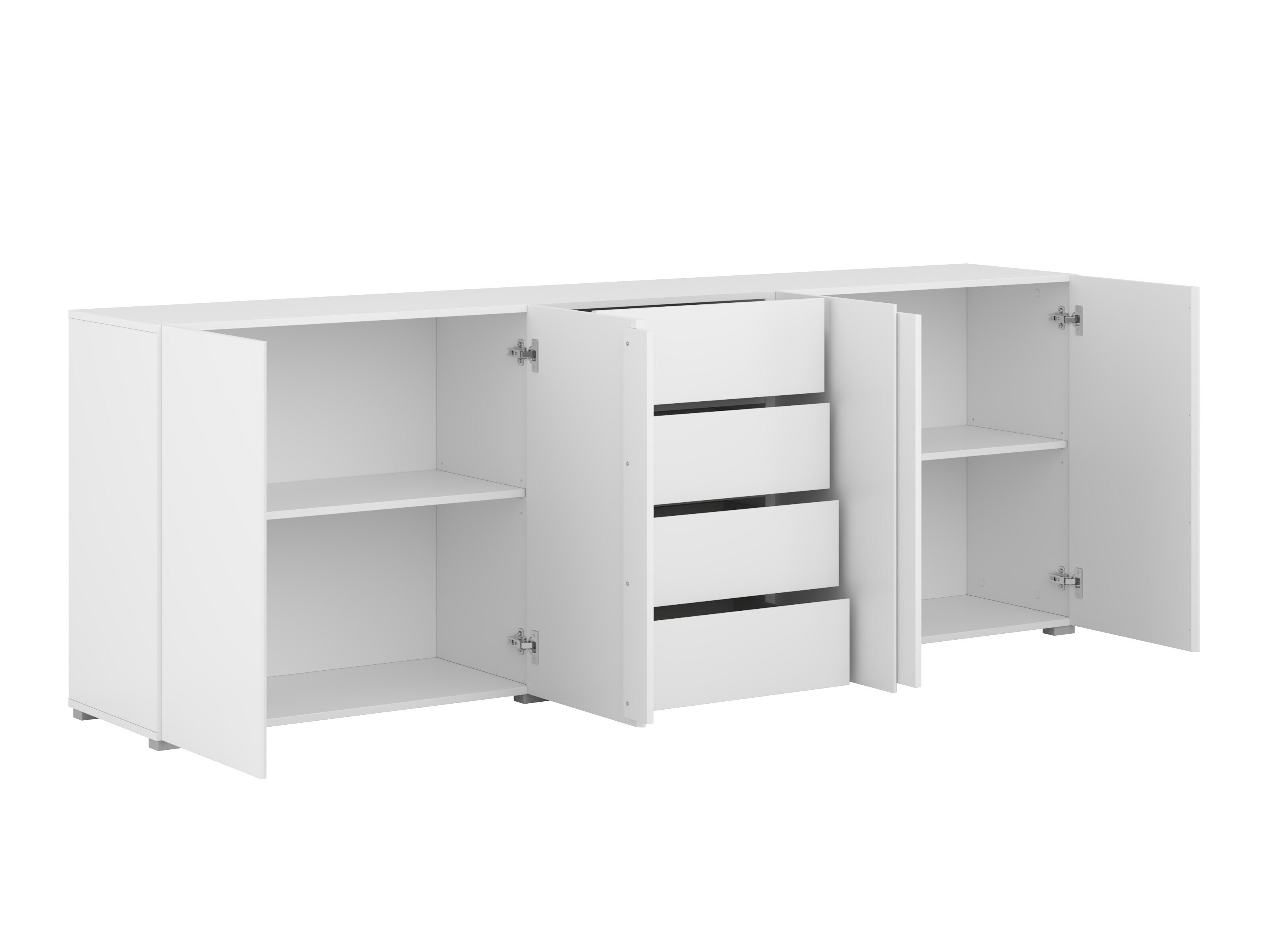 Comodă Elbleve 105 (Alb)