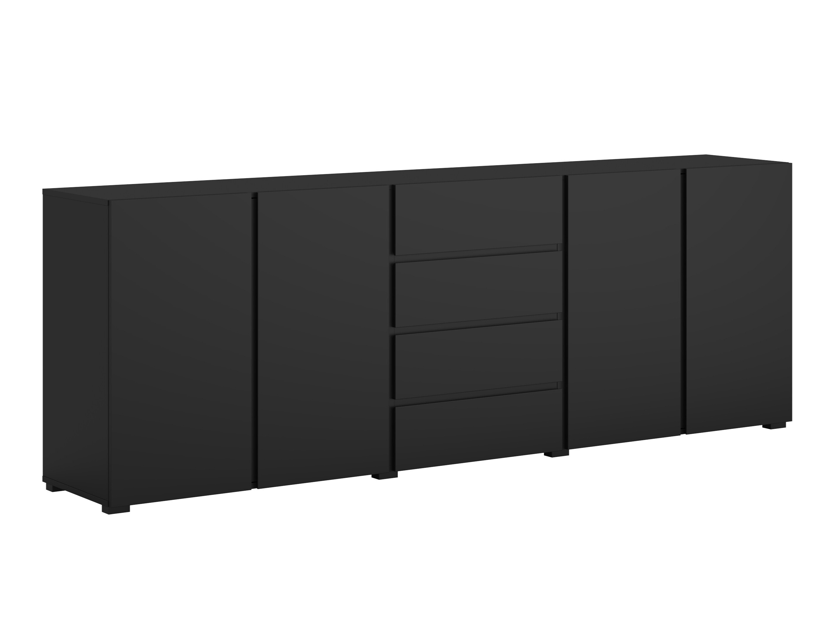 Comodă Elbleve 105 (Negru)