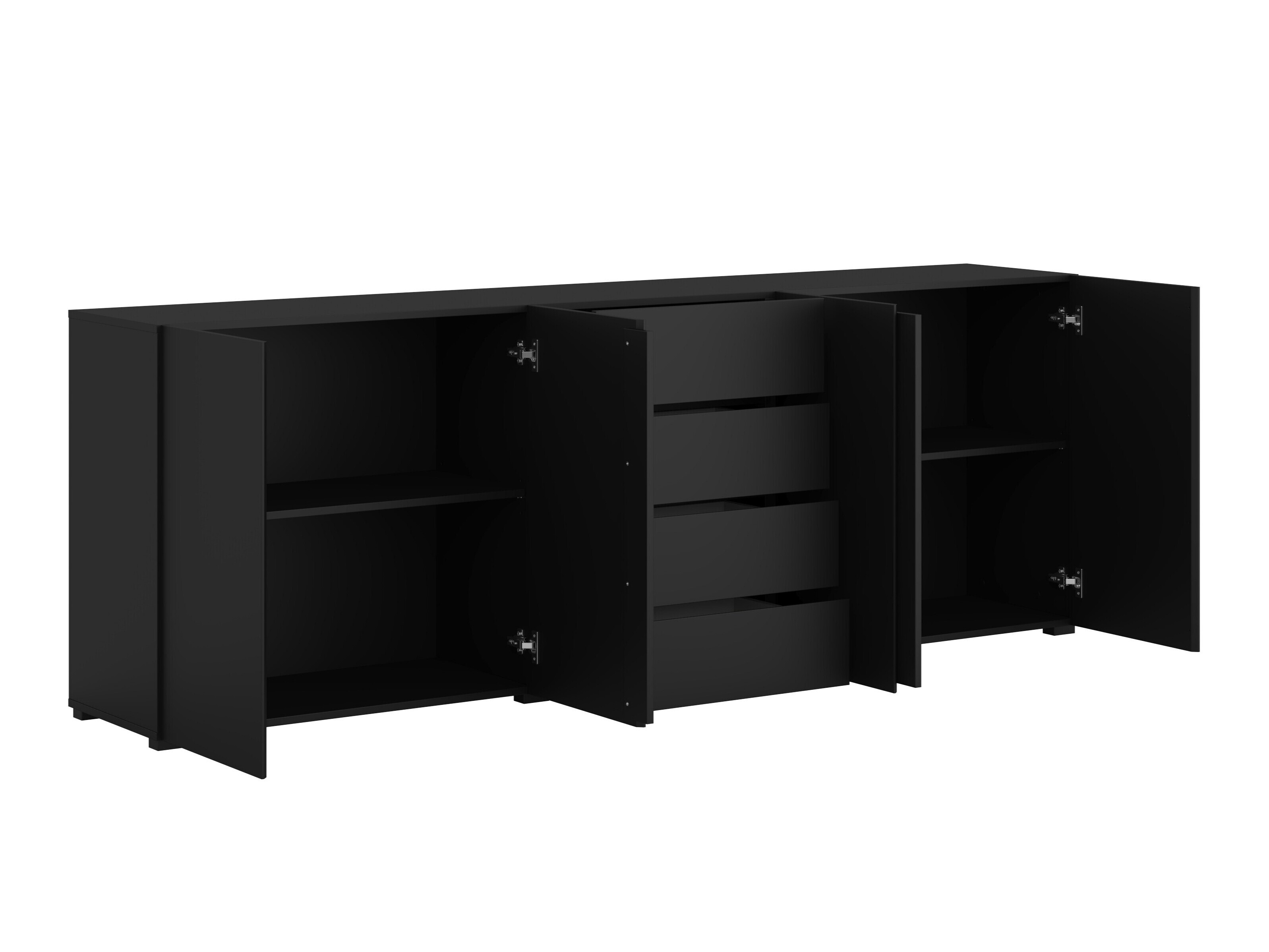 Comodă Elbleve 105 (Negru)
