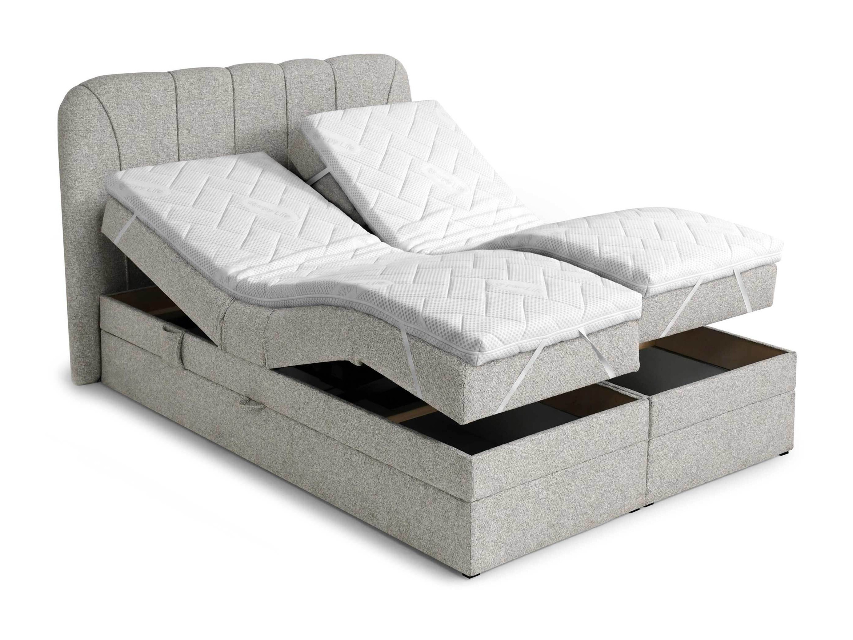 Pat boxspring Norman 127 (Maro gri)