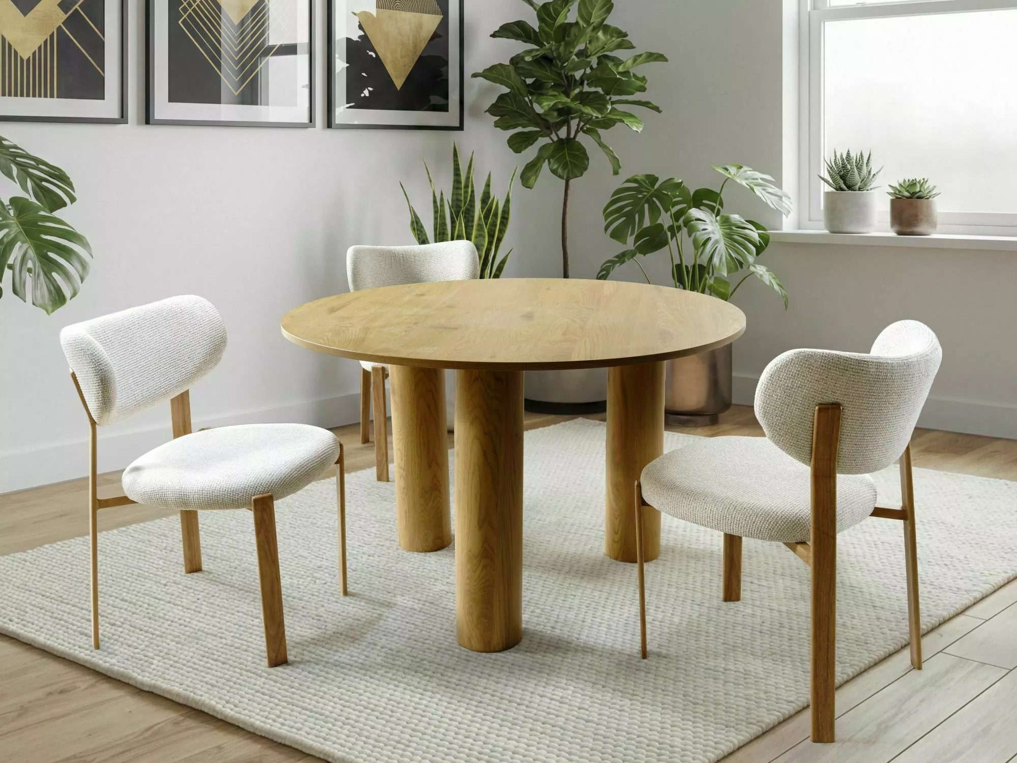 Scaun Detroit 1048 (Bej deschis)