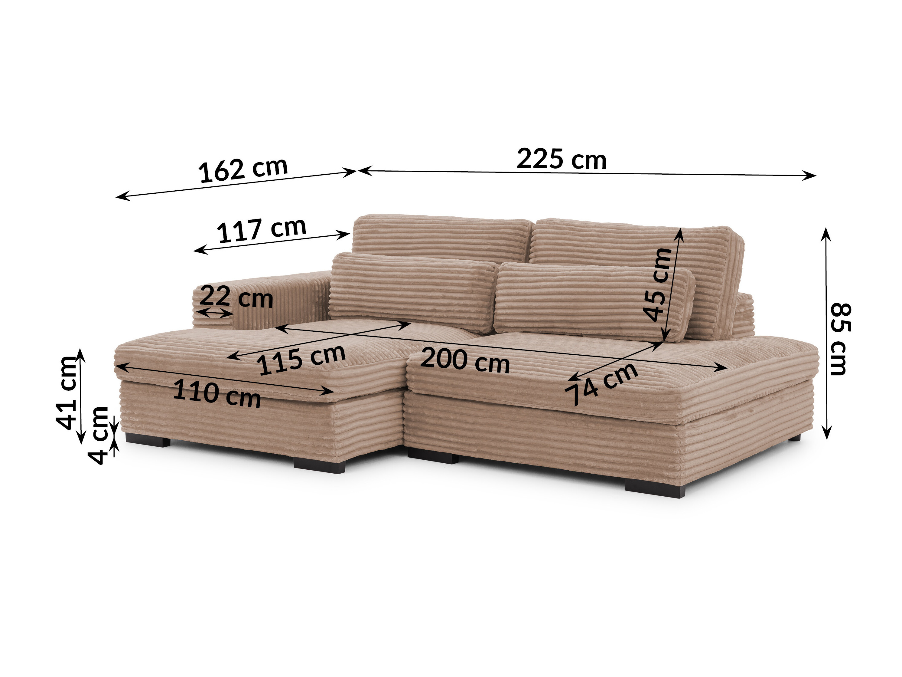 Colțar Rocklin 225 (Tilia 17)