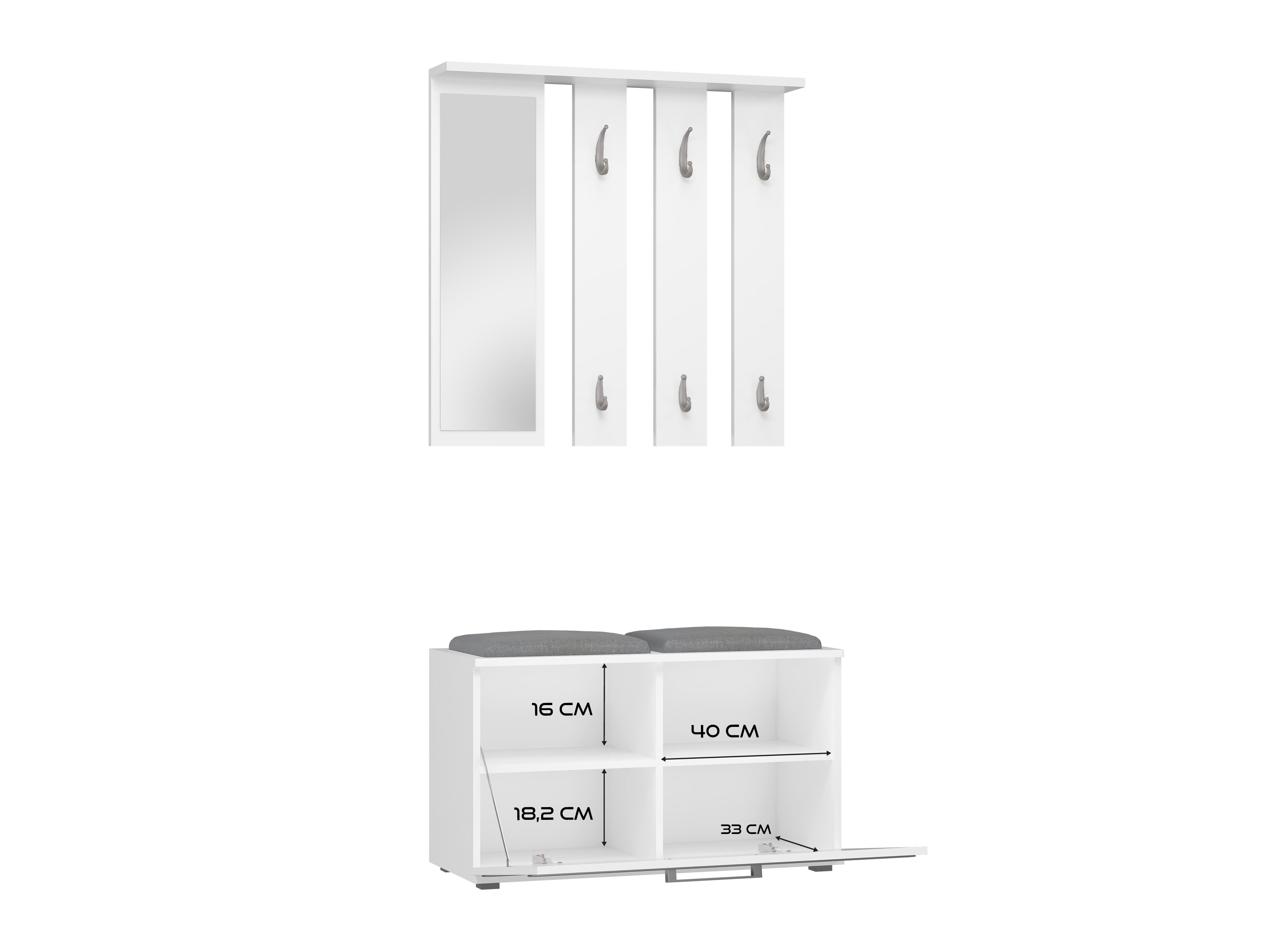 Set de hol Mandeville 396 (Alb)