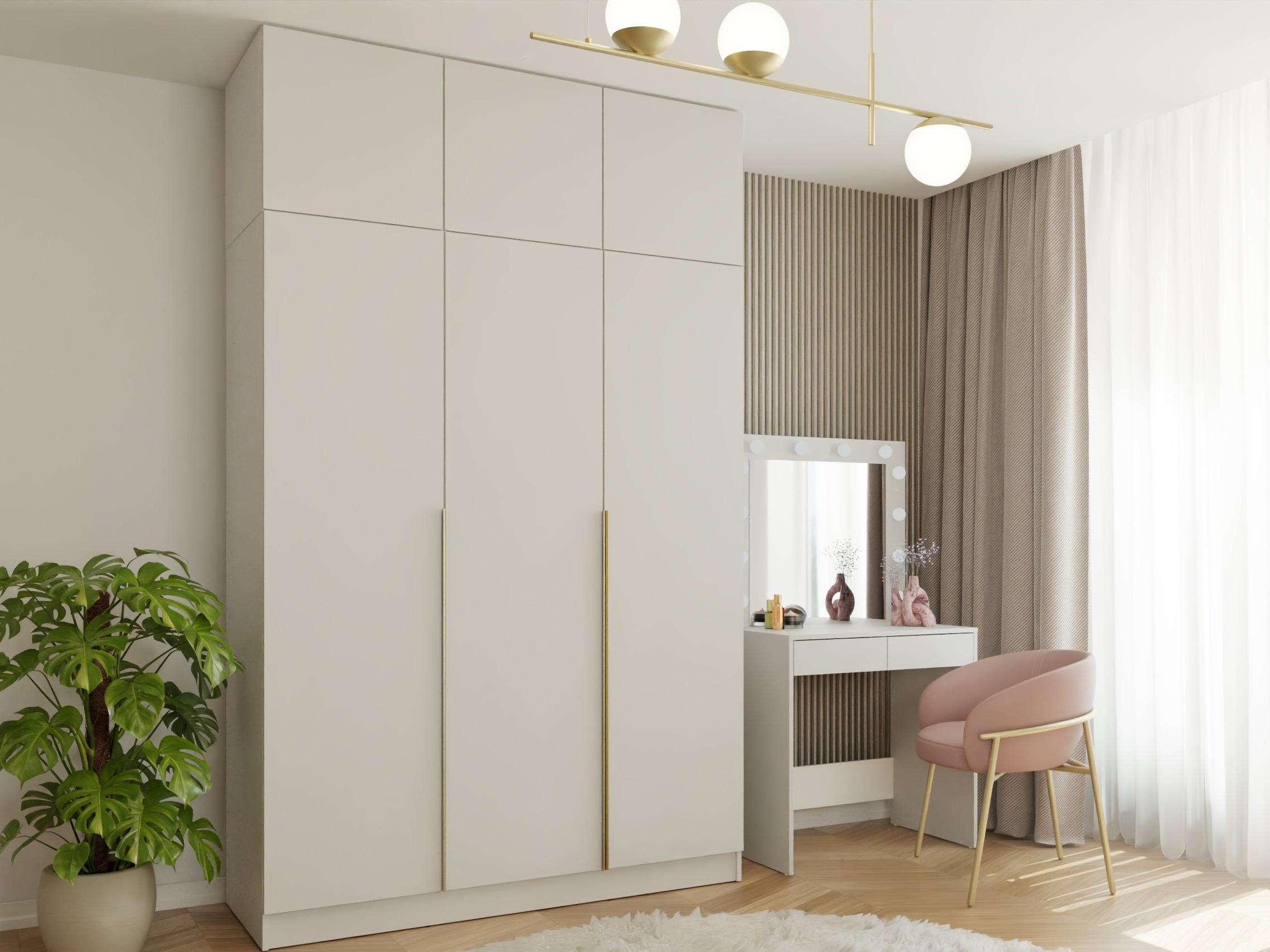 Dulap Mandeville 398 (Auriu)
