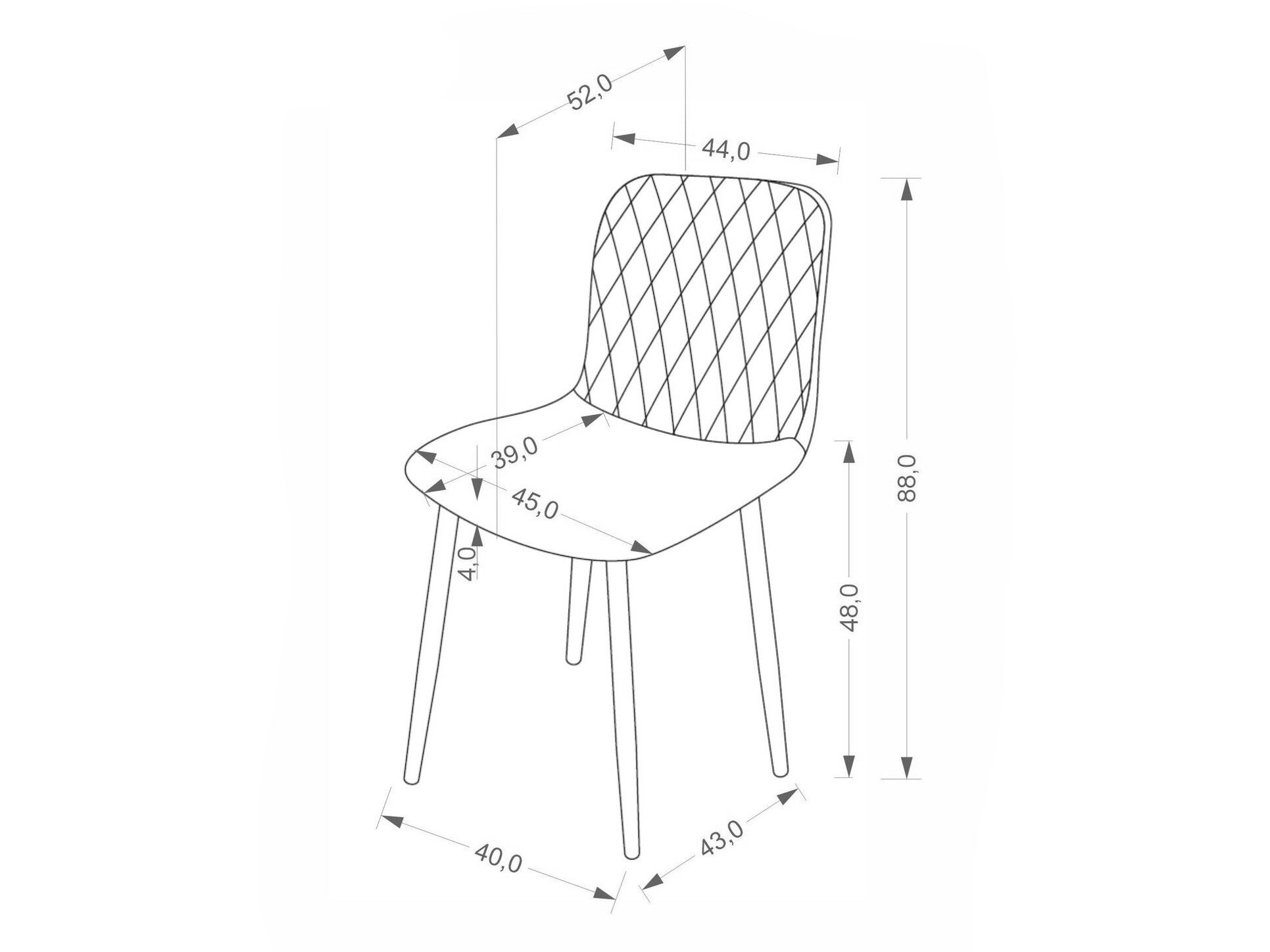 Scaun Houston 2209 (Gri)