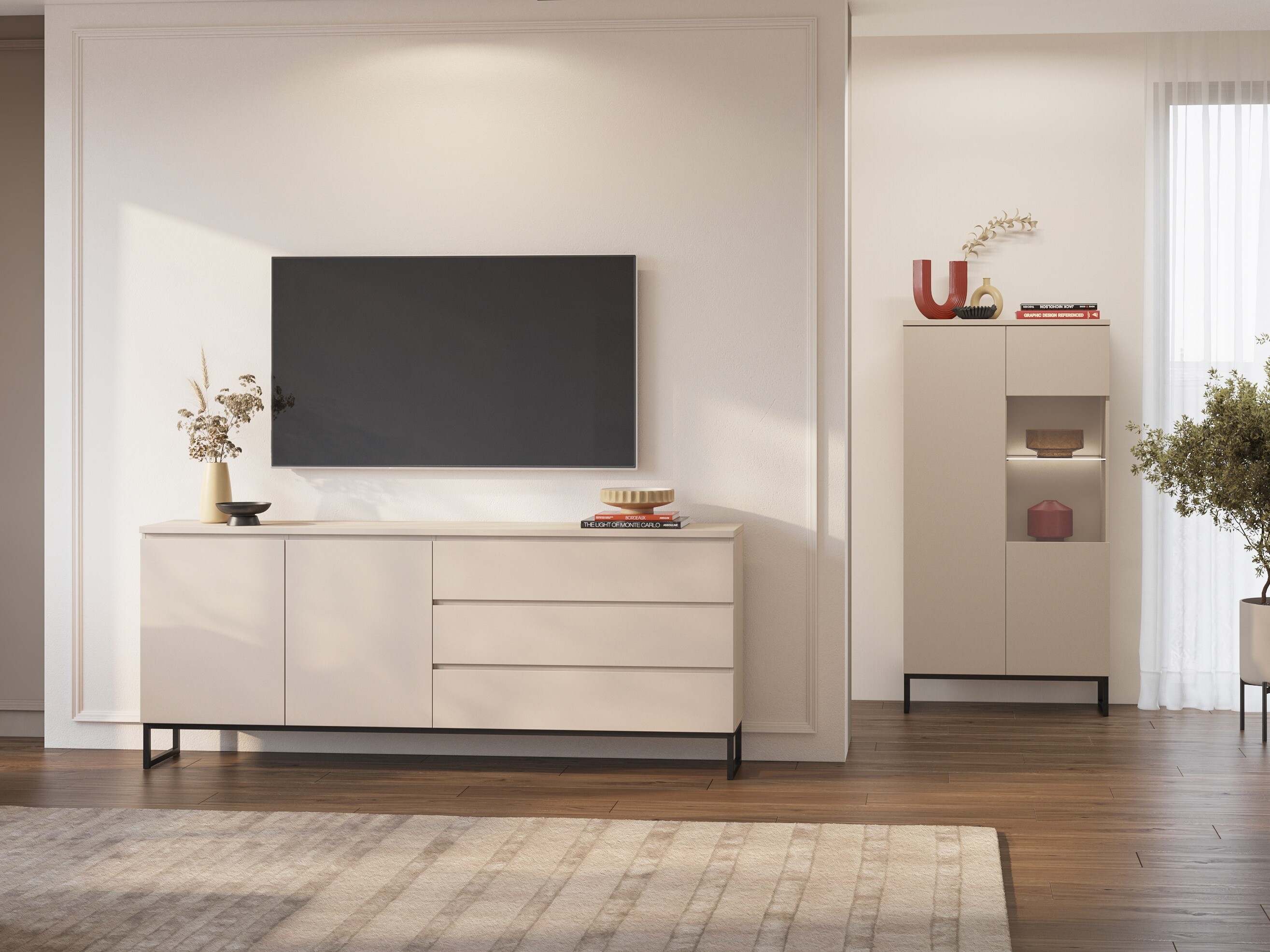 Set de living Velsora 107 (Cașmir)