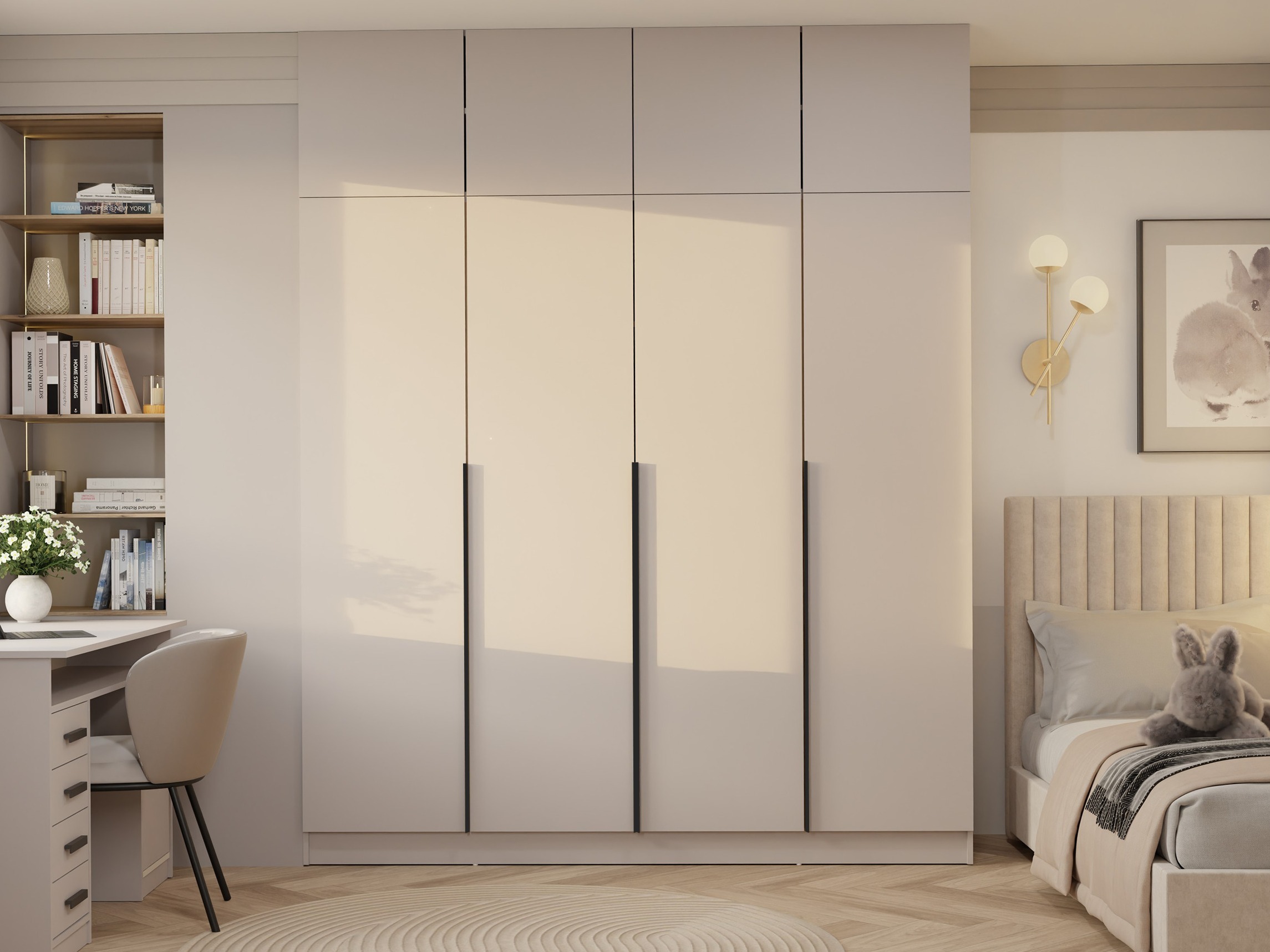 Dulap Mandeville 400 (Negru)