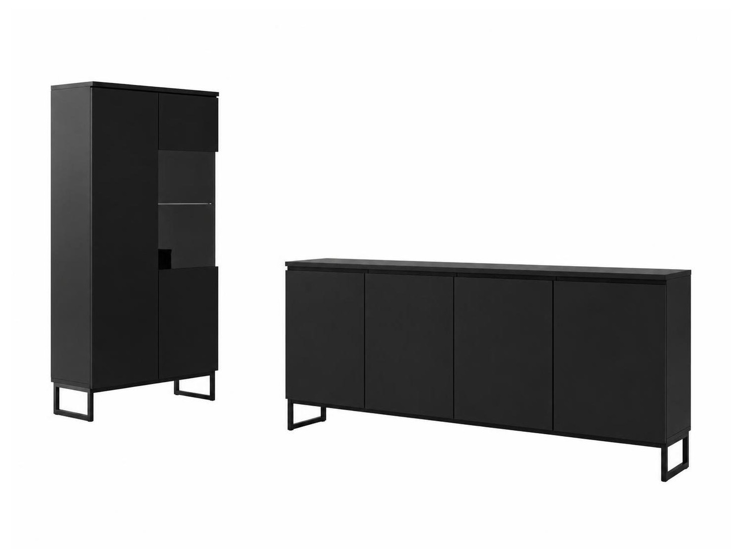 Set de living Velsora 108 (Negru)