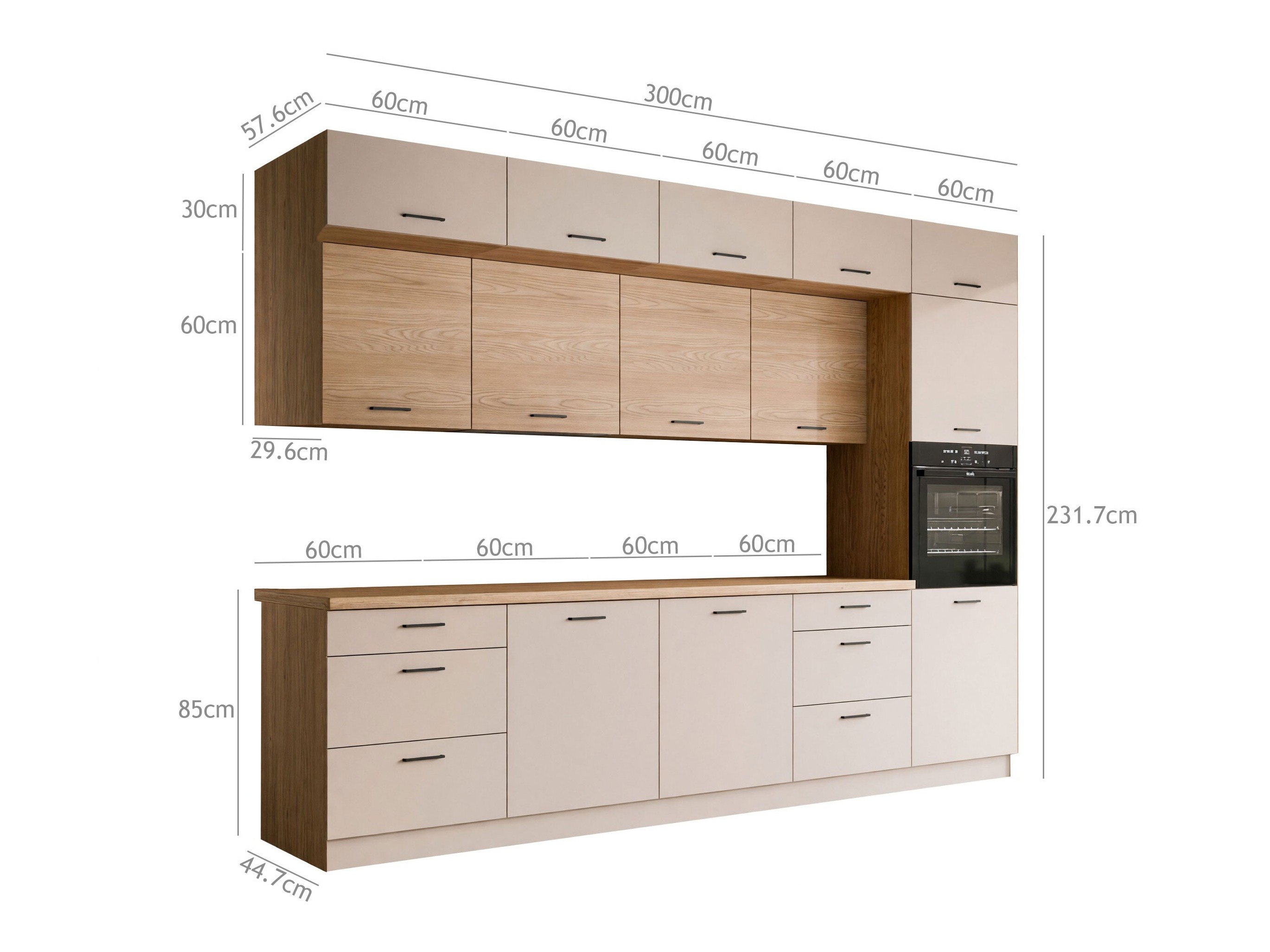Set de bucătărie modular Ati Torro 141