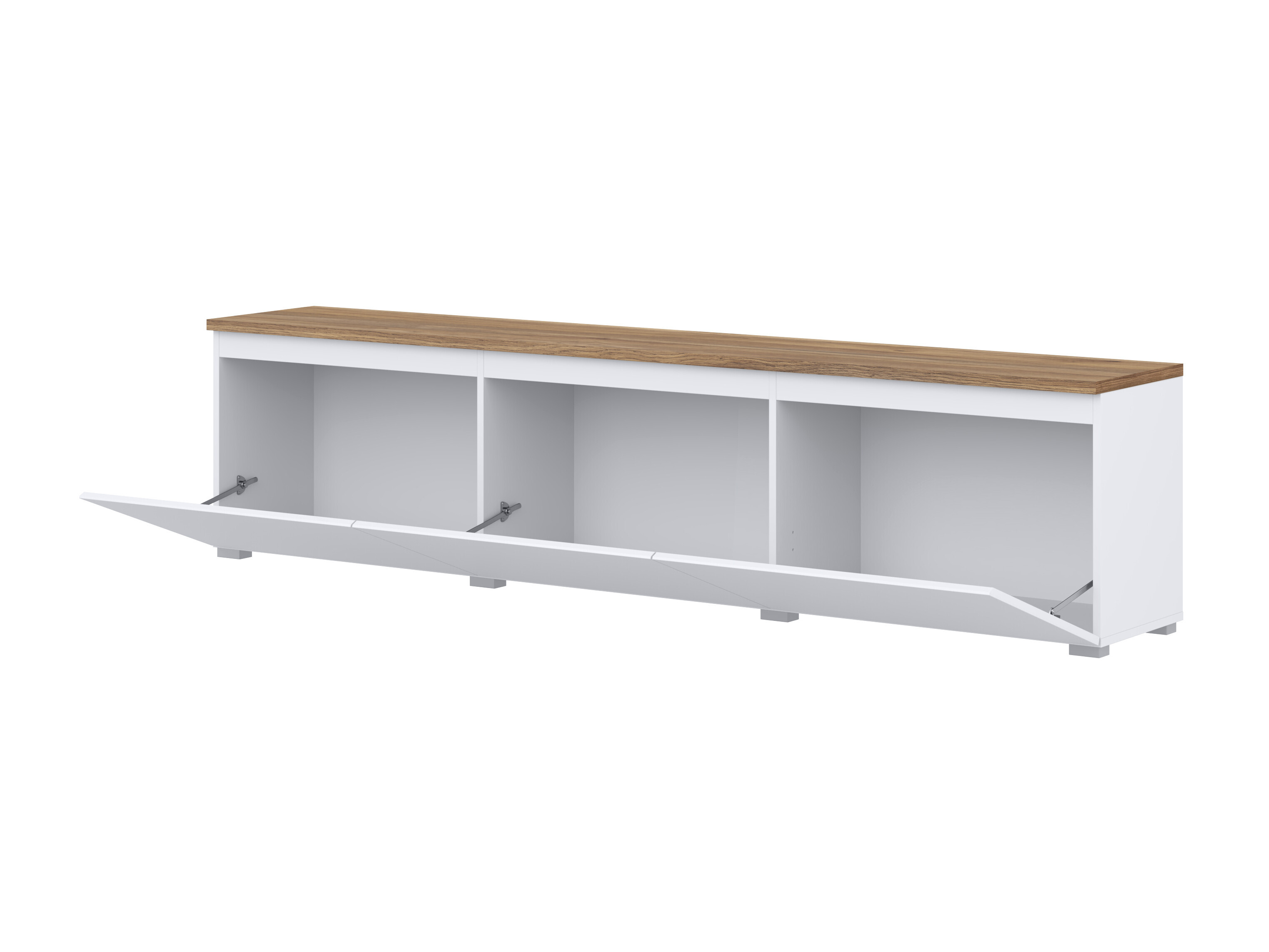 Set de living Baletu 114 (Alb + Stejar)