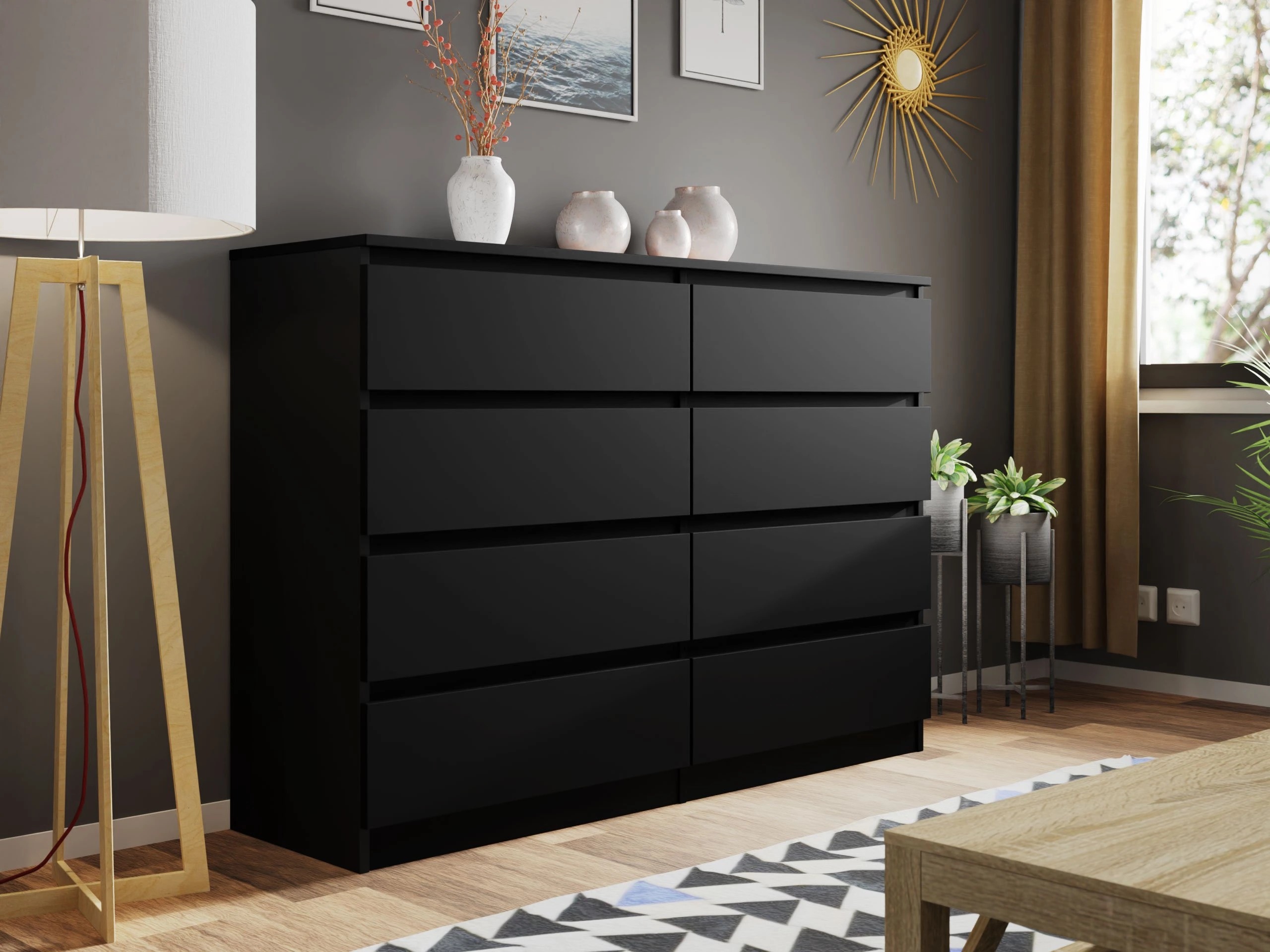 Comodă Comfivo Structor III (Negru)