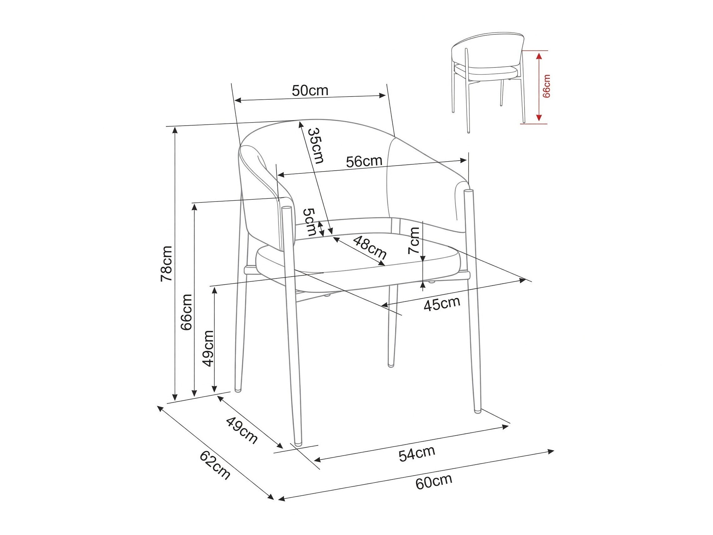 Scaun Detroit 1053 (Bej deschis + Nuc)