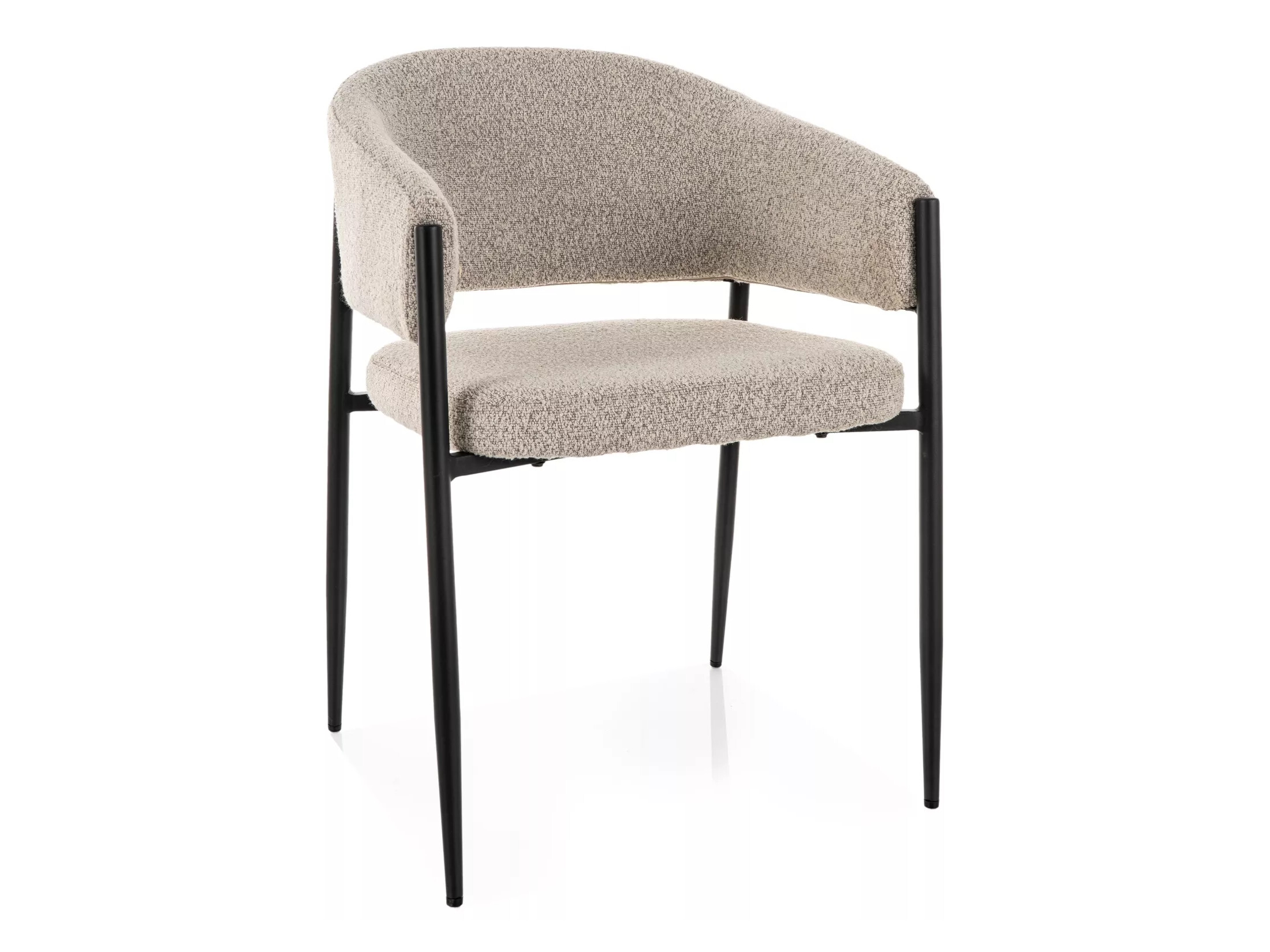 Scaun Detroit 1053 (Bej + Mat Negru)