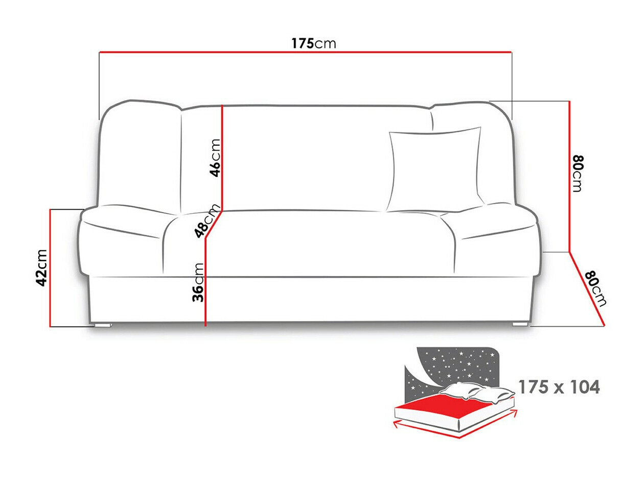 Canapea extensibilă SR12051