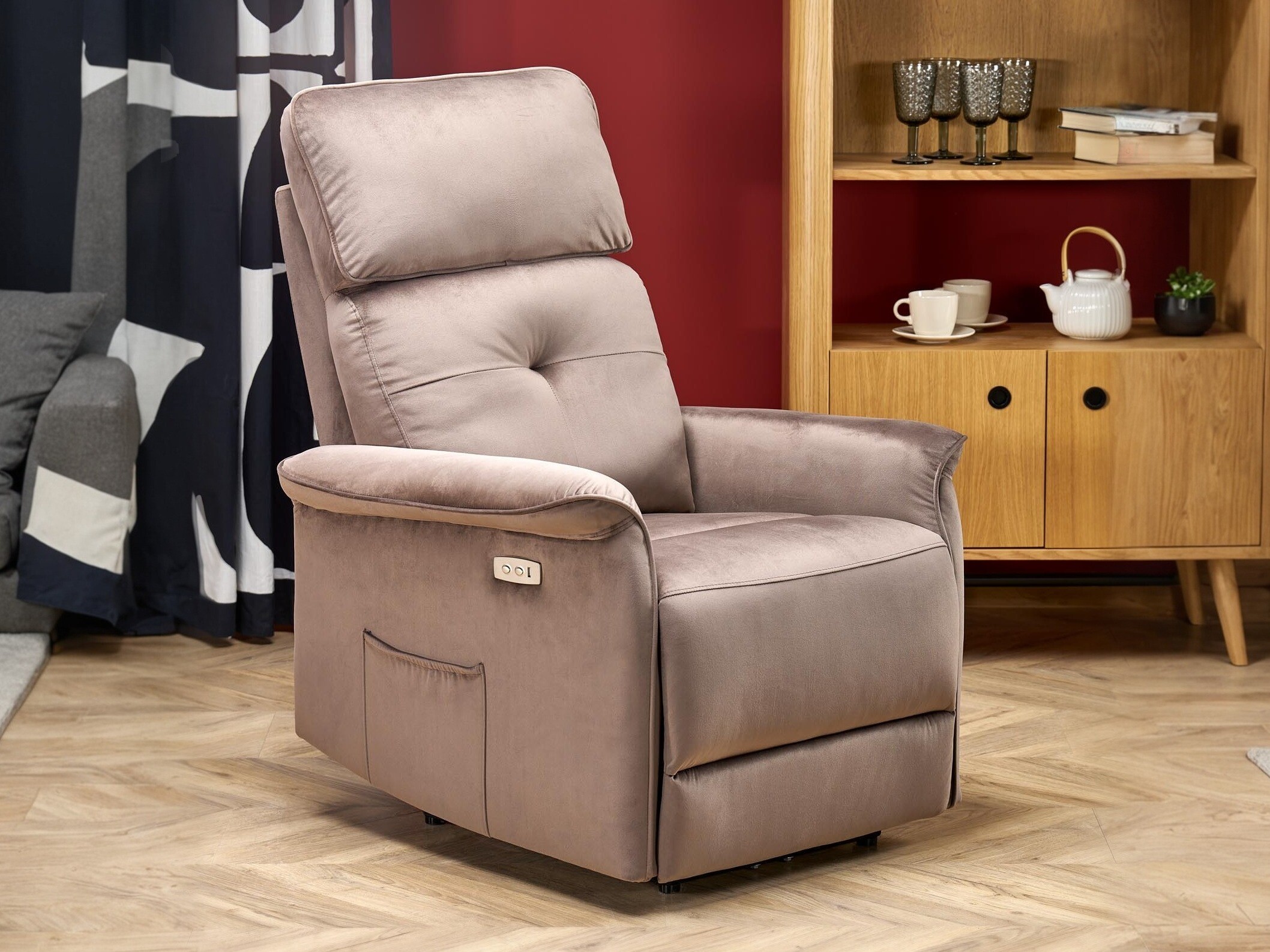 Fotoliu recliner Houston 1543 (Bluvel 38)