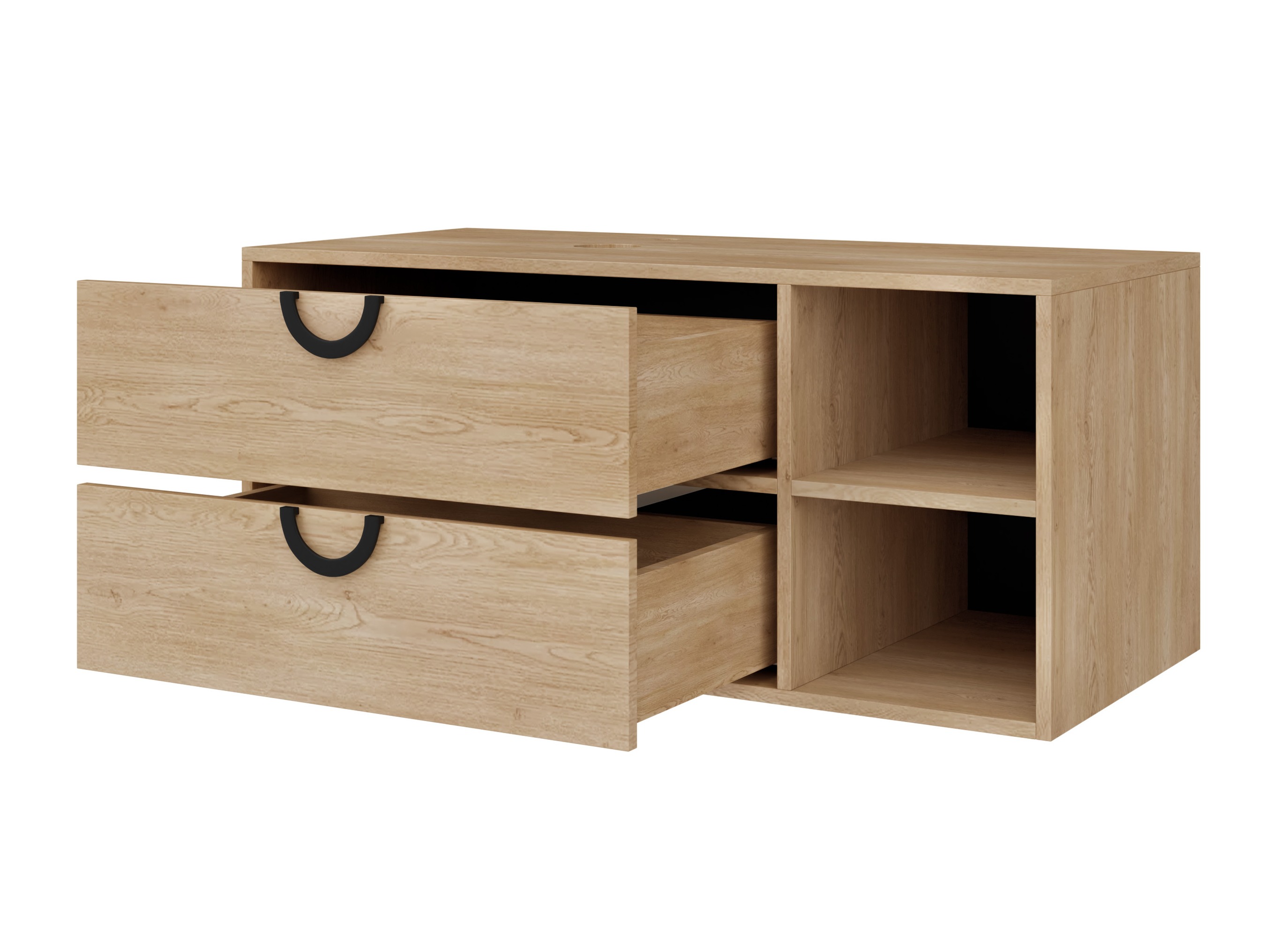 Cabinet atârnat pentru baie Sodalis (Negru)