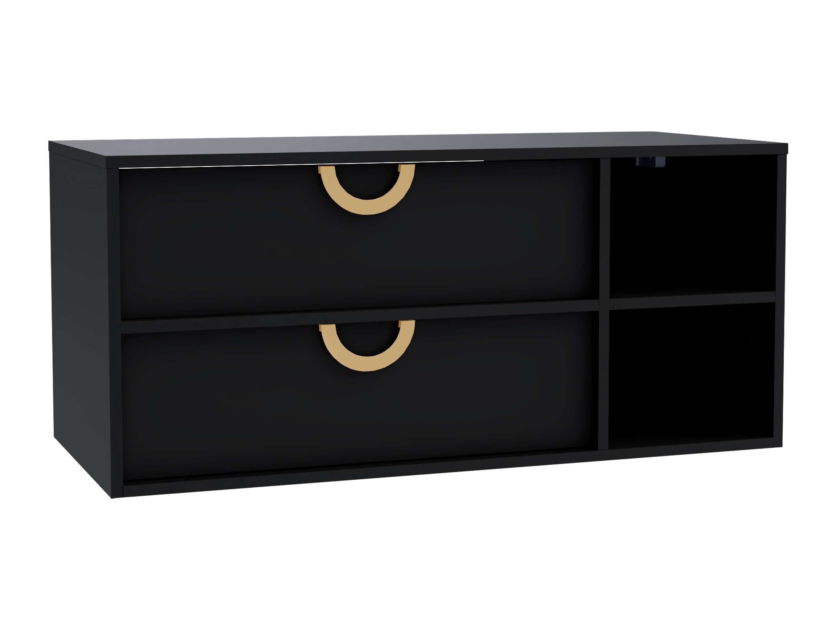 Cabinet atârnat pentru baie Sodalis (Negru)