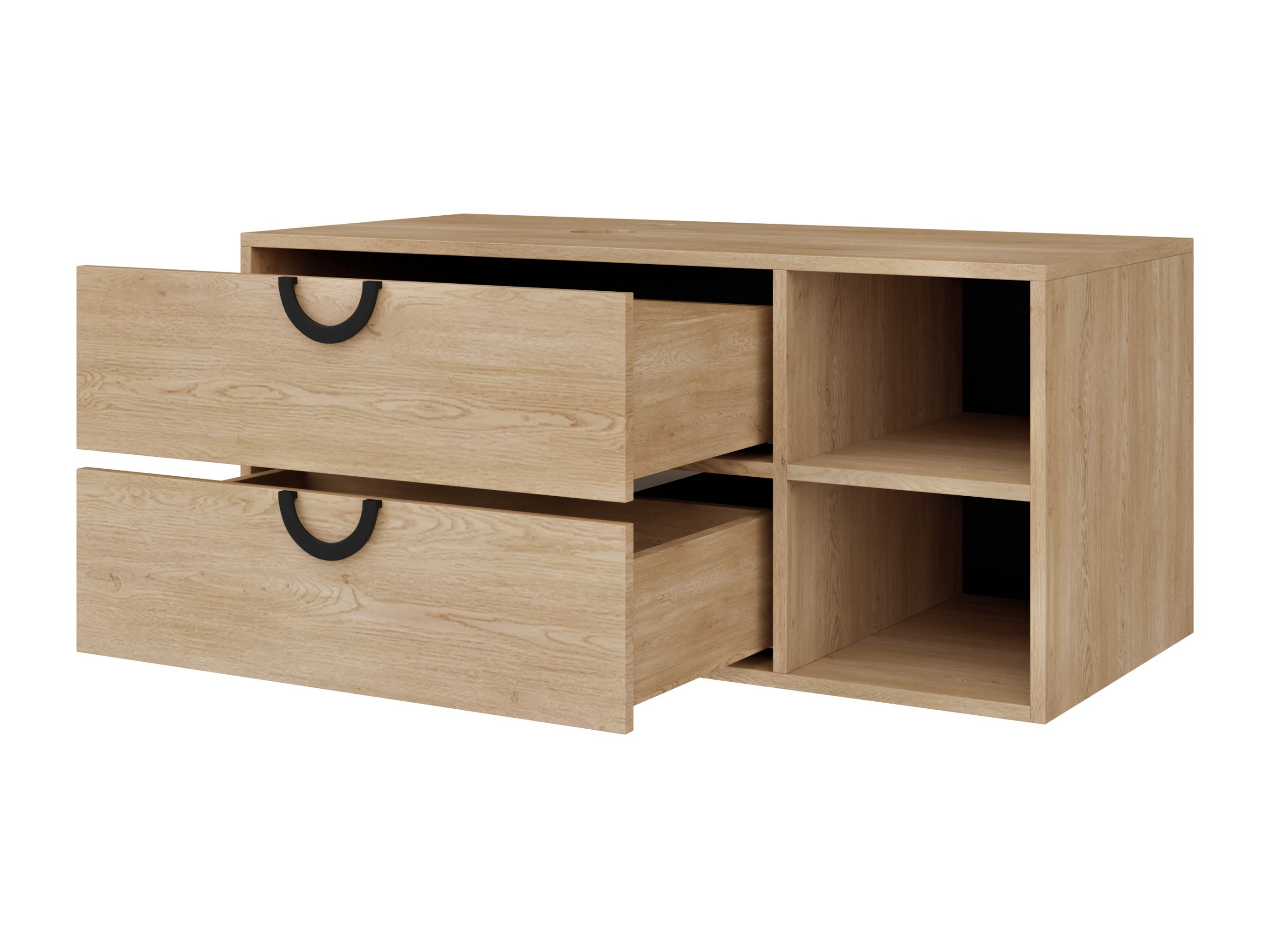 Cabinet atârnat pentru baie Sodalis (Nuc)
