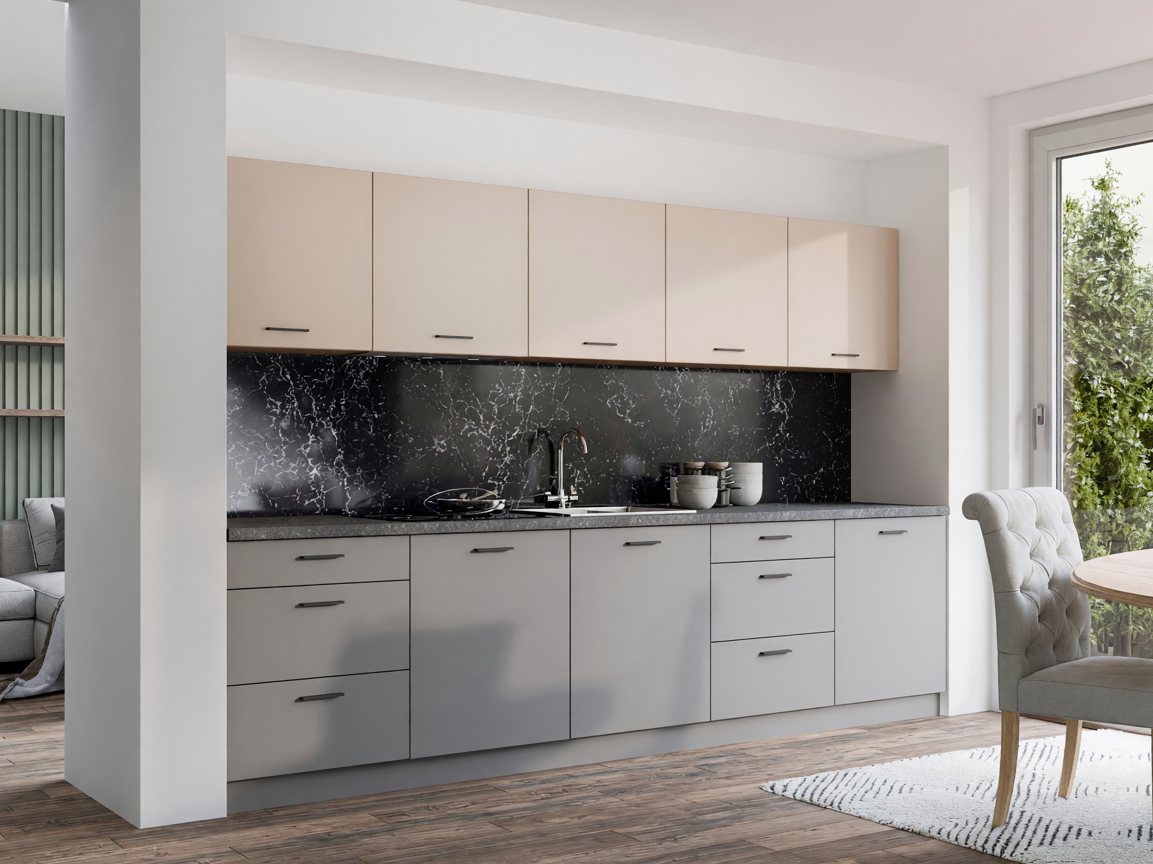 Set de bucătărie modular Ati Cashmere Grey 101