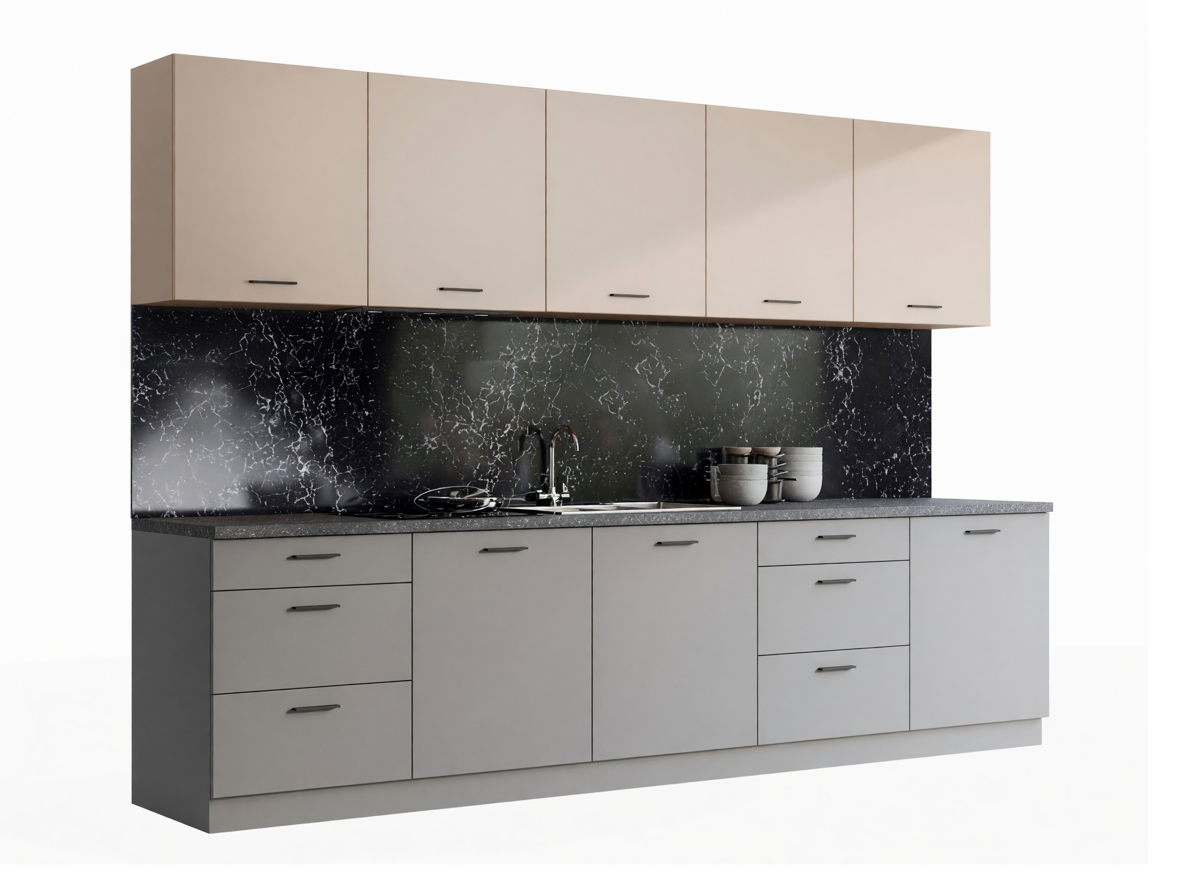 Set de bucătărie modular Ati Cashmere Grey 101