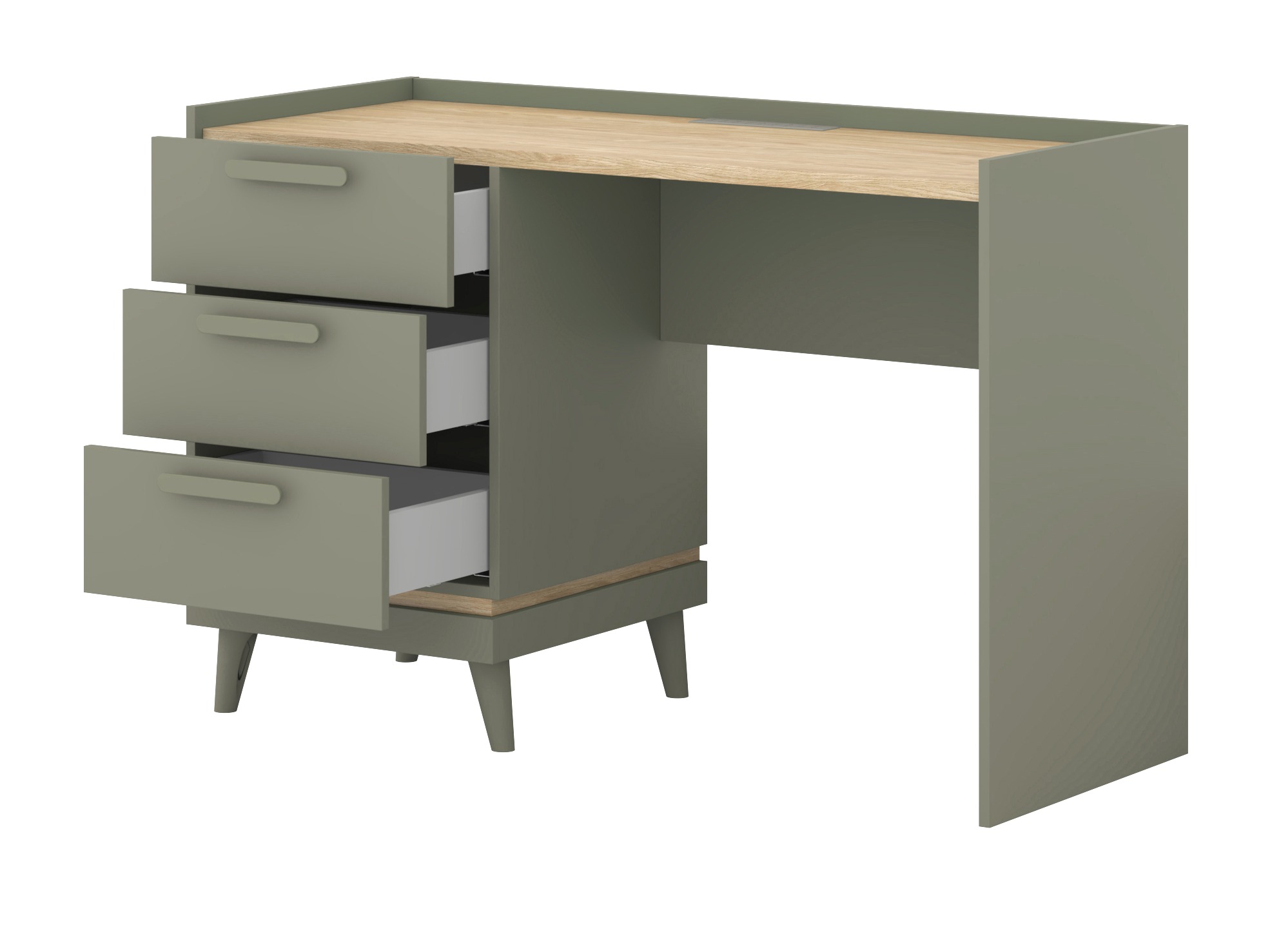 Birou Fertalu 103 (Verde + Stejar)
