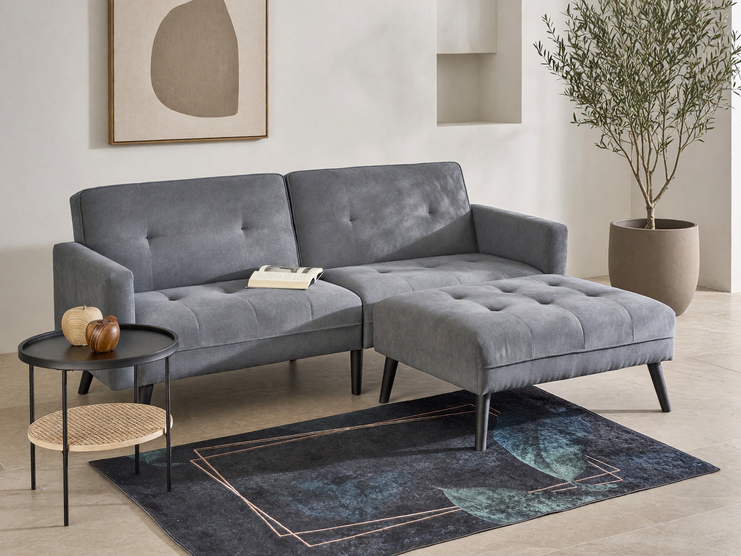 Set mobilier tapițat Houston 1732 (Gri)