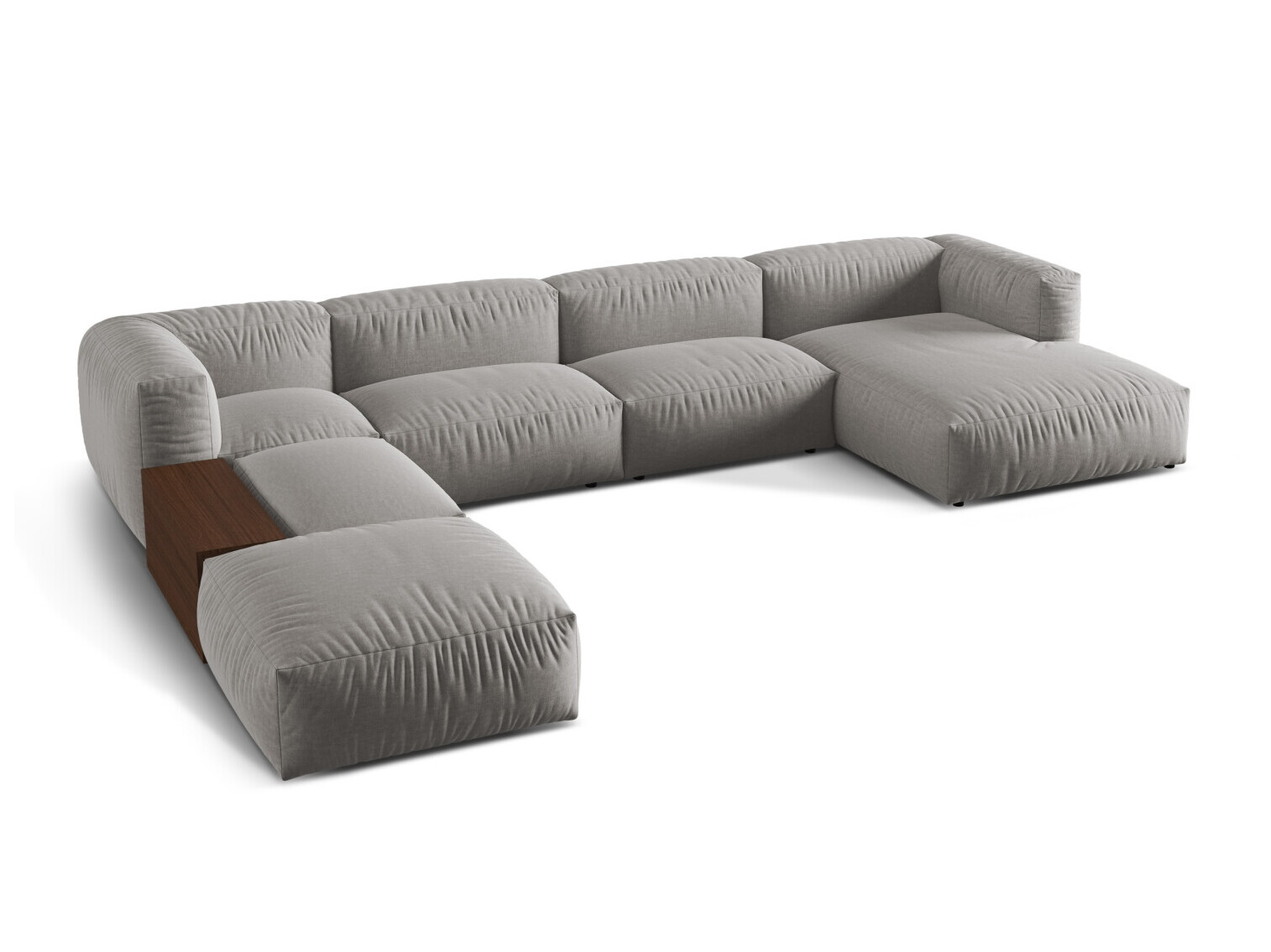 Colțar modular Sorcoro 124 (Boston Light Grey)