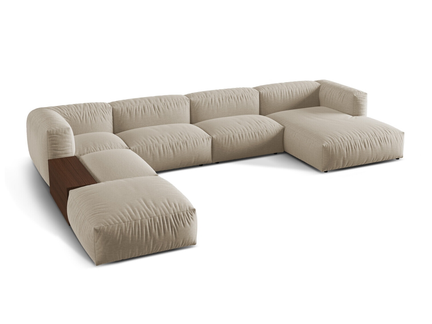 Colțar modular Sorcoro 124 (Boston Toffee)