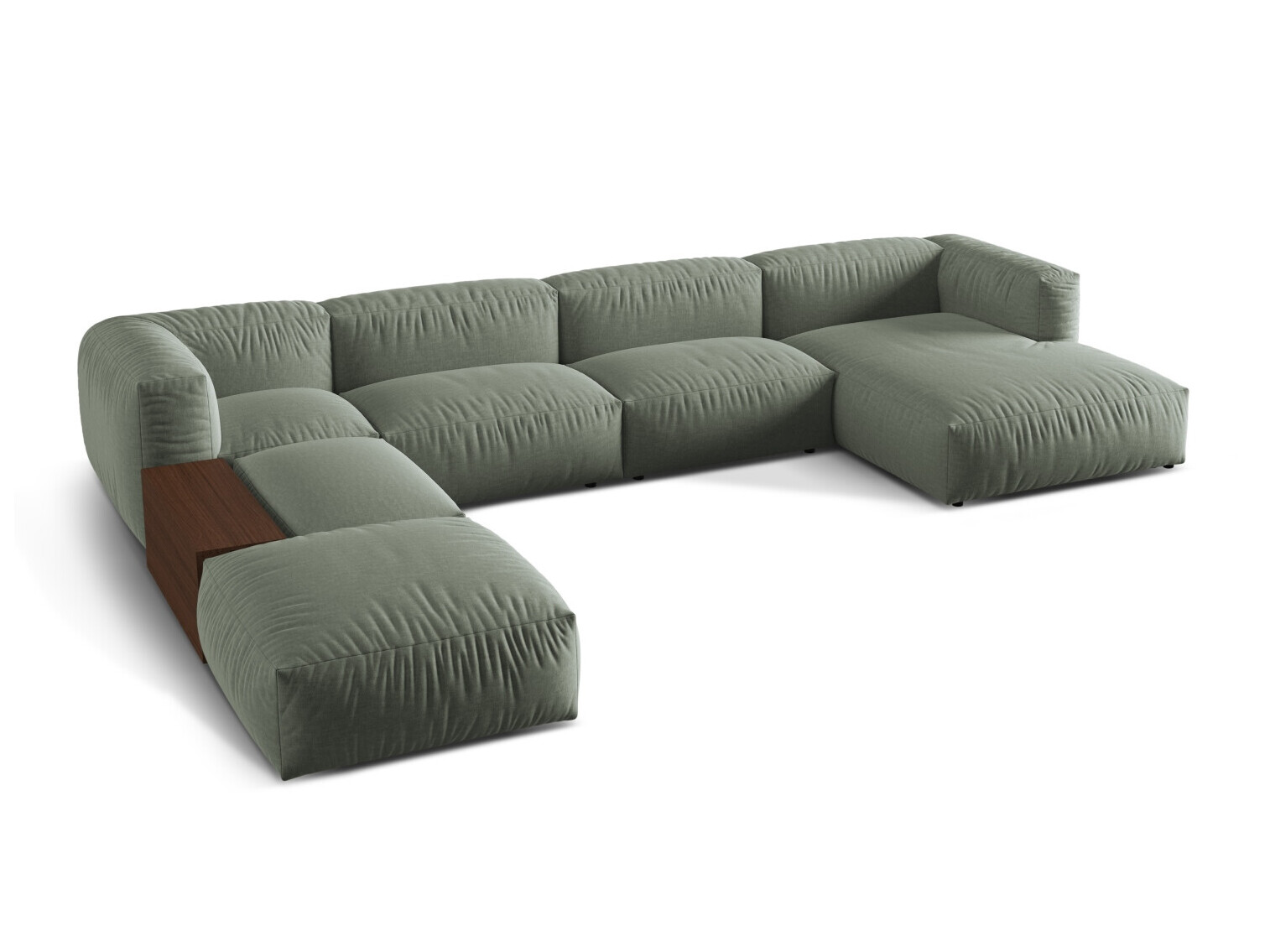 Colțar modular Sorcoro 124 (Boston Water Green)