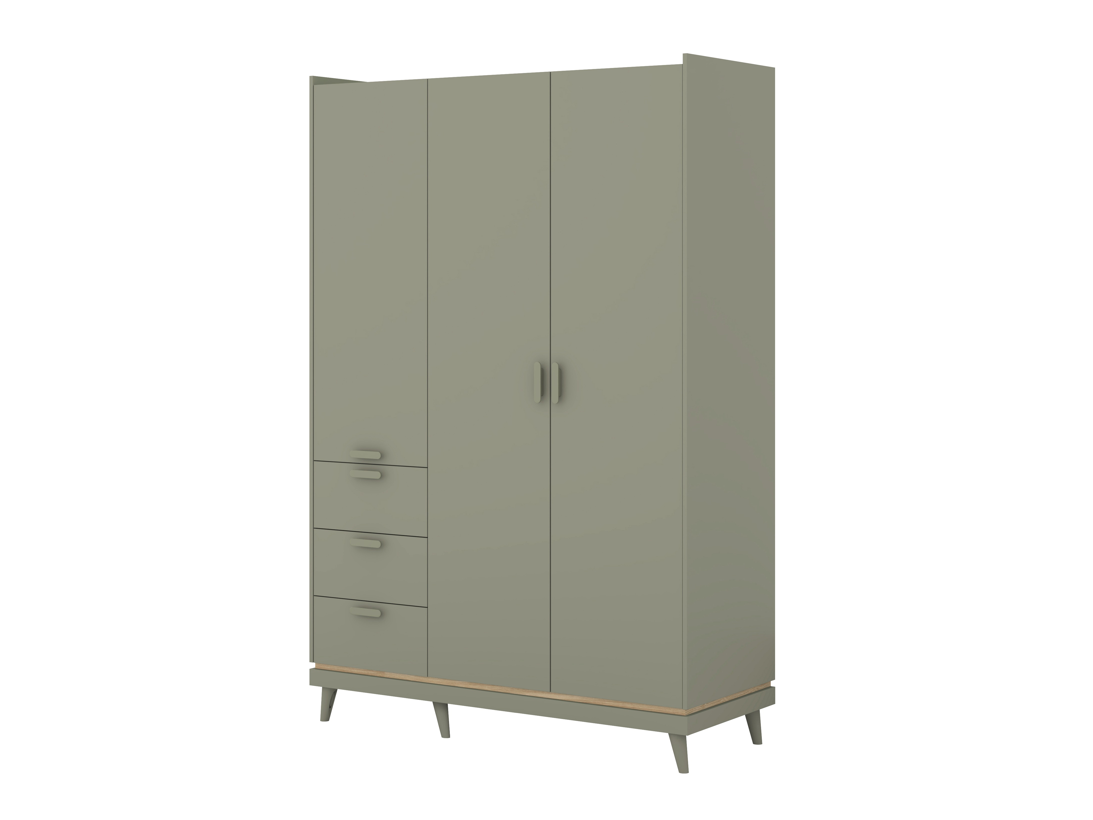 Dulap Fertalu 100 (Verde + Stejar)