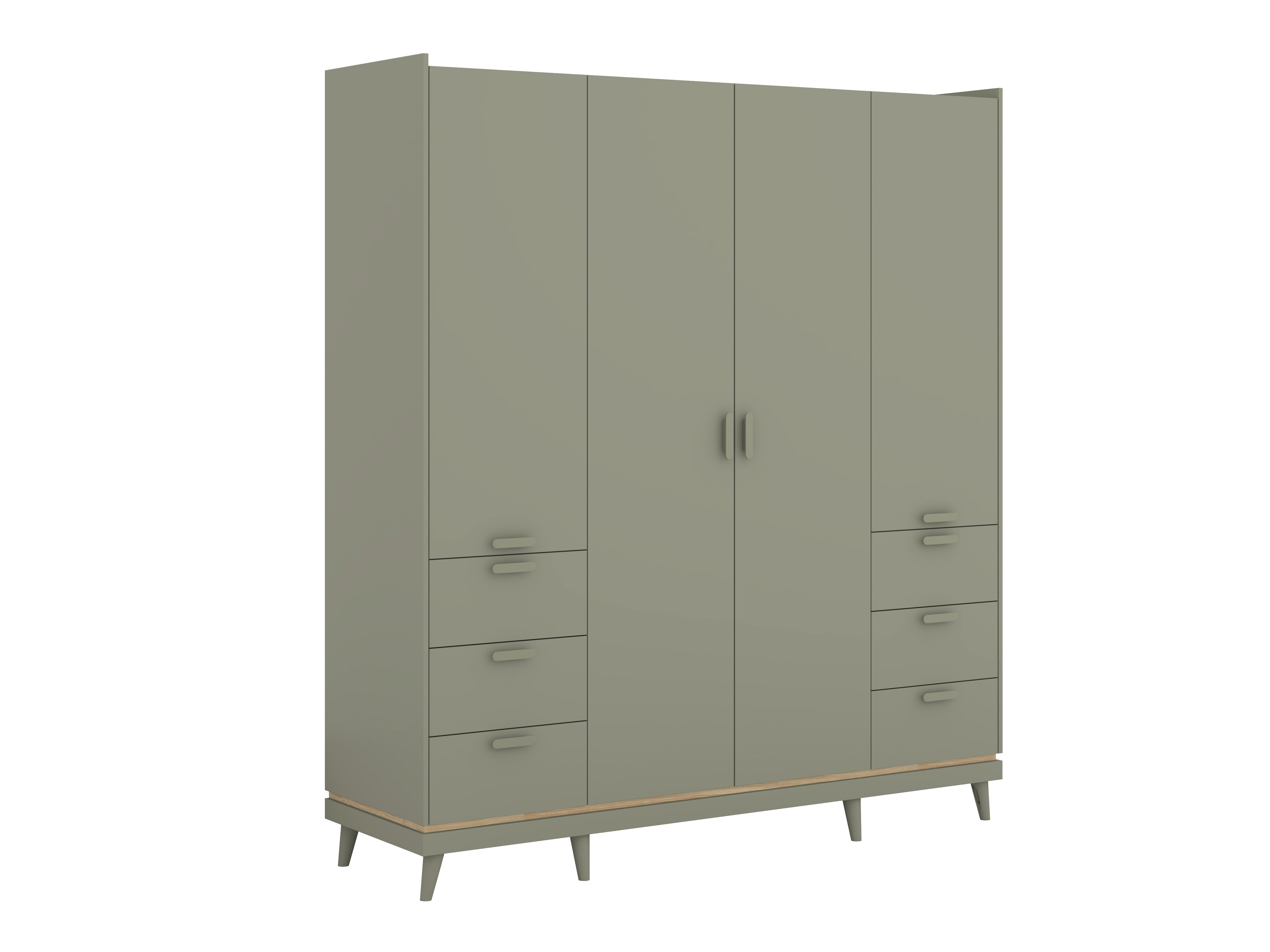 Dulap Fertalu 101 (Verde + Stejar)
