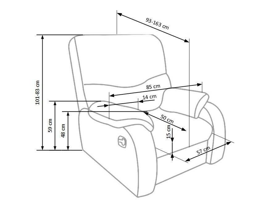Fotoliu recliner SR12098