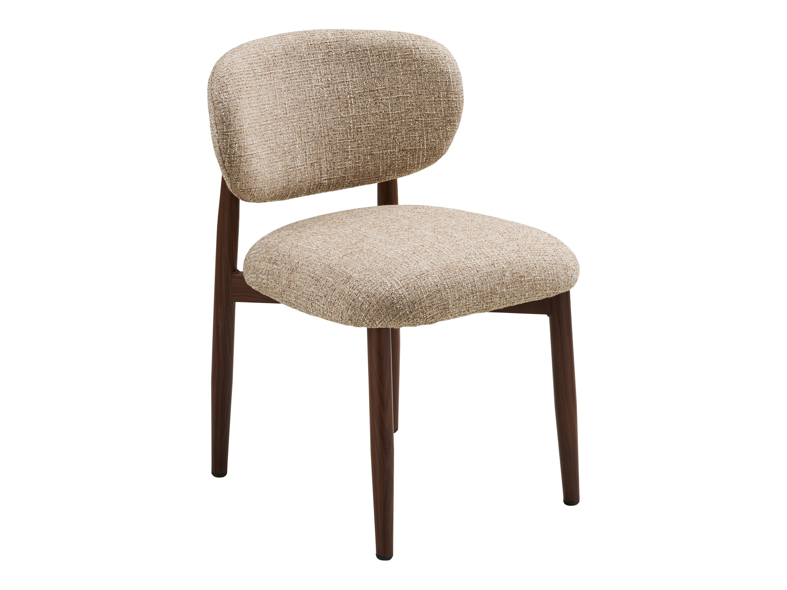 Scaun Brea 332 (Maro deschis + Lemn închis la culoare)