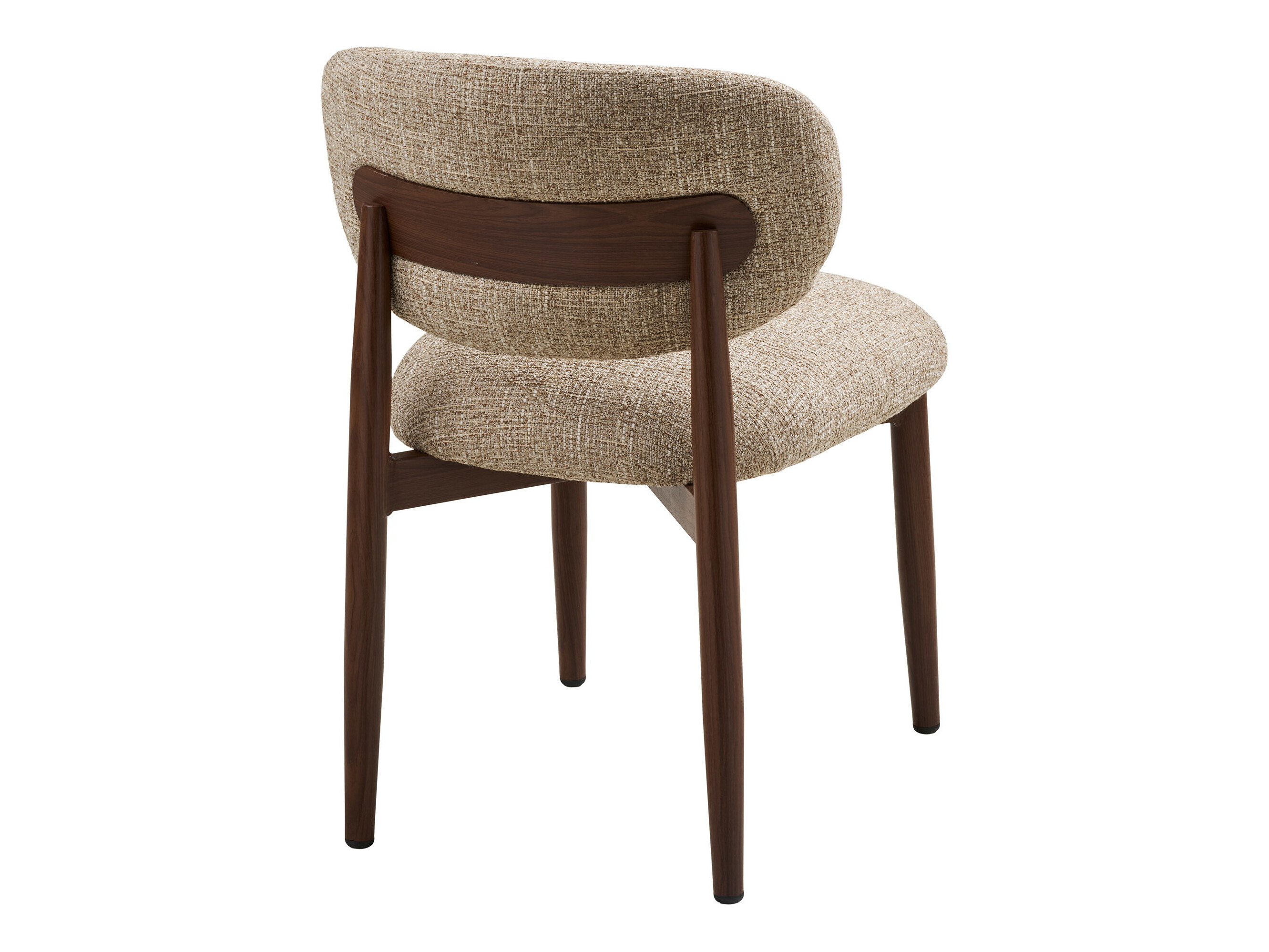 Scaun Brea 332 (Maro deschis + Lemn închis la culoare)