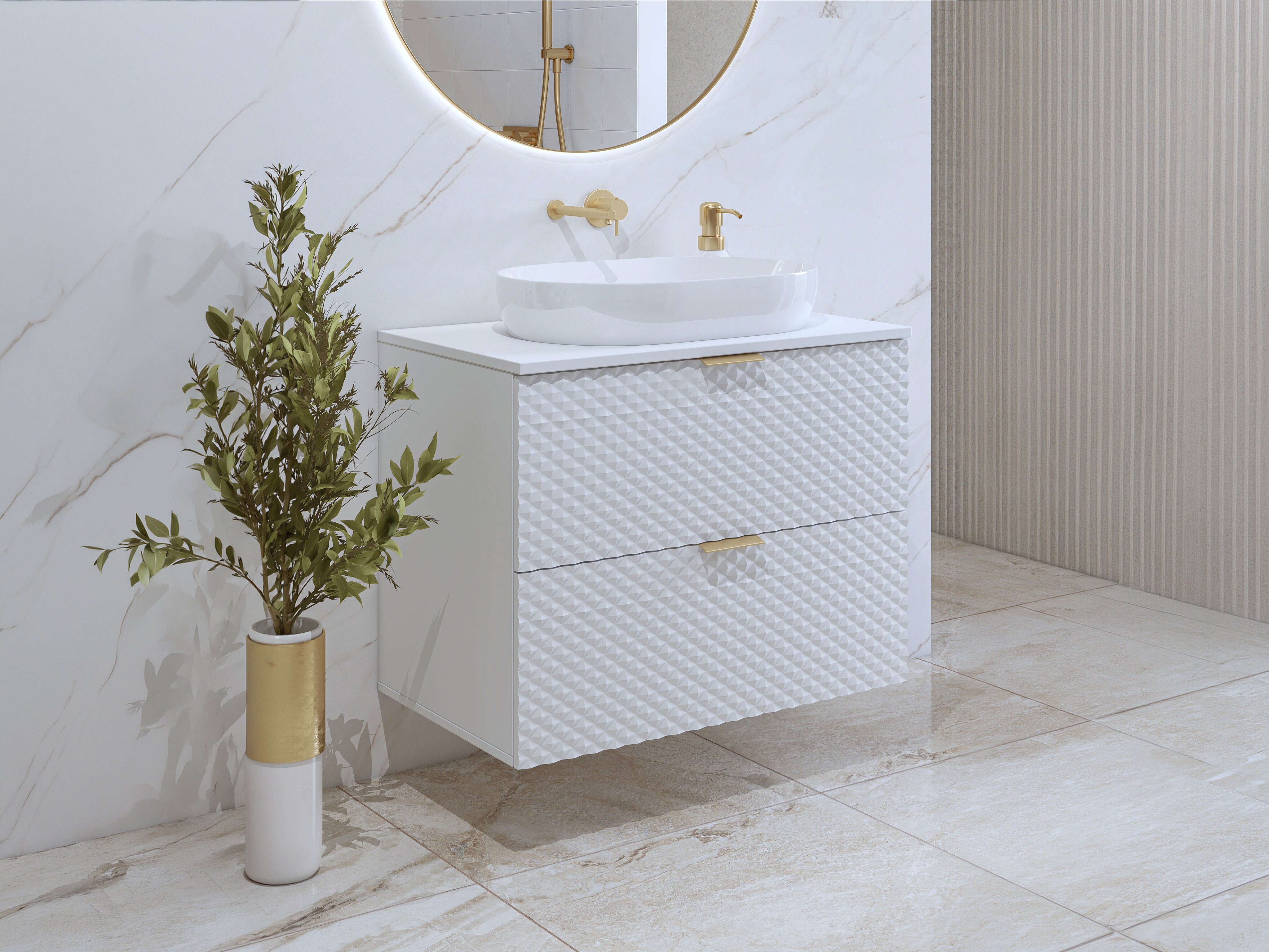 Cabinet atârnat pentru baie SR12119