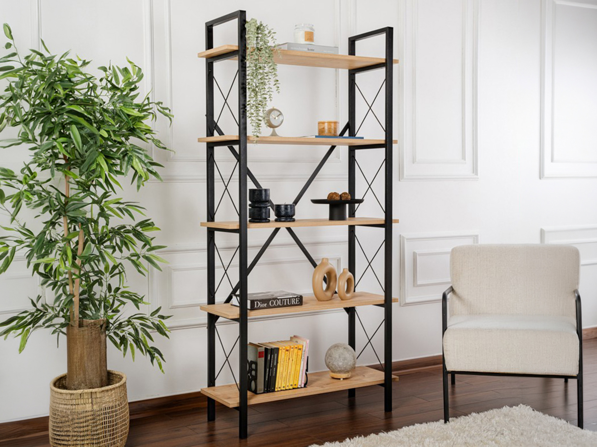 Raft Novato 115 (Stejar + Negru)