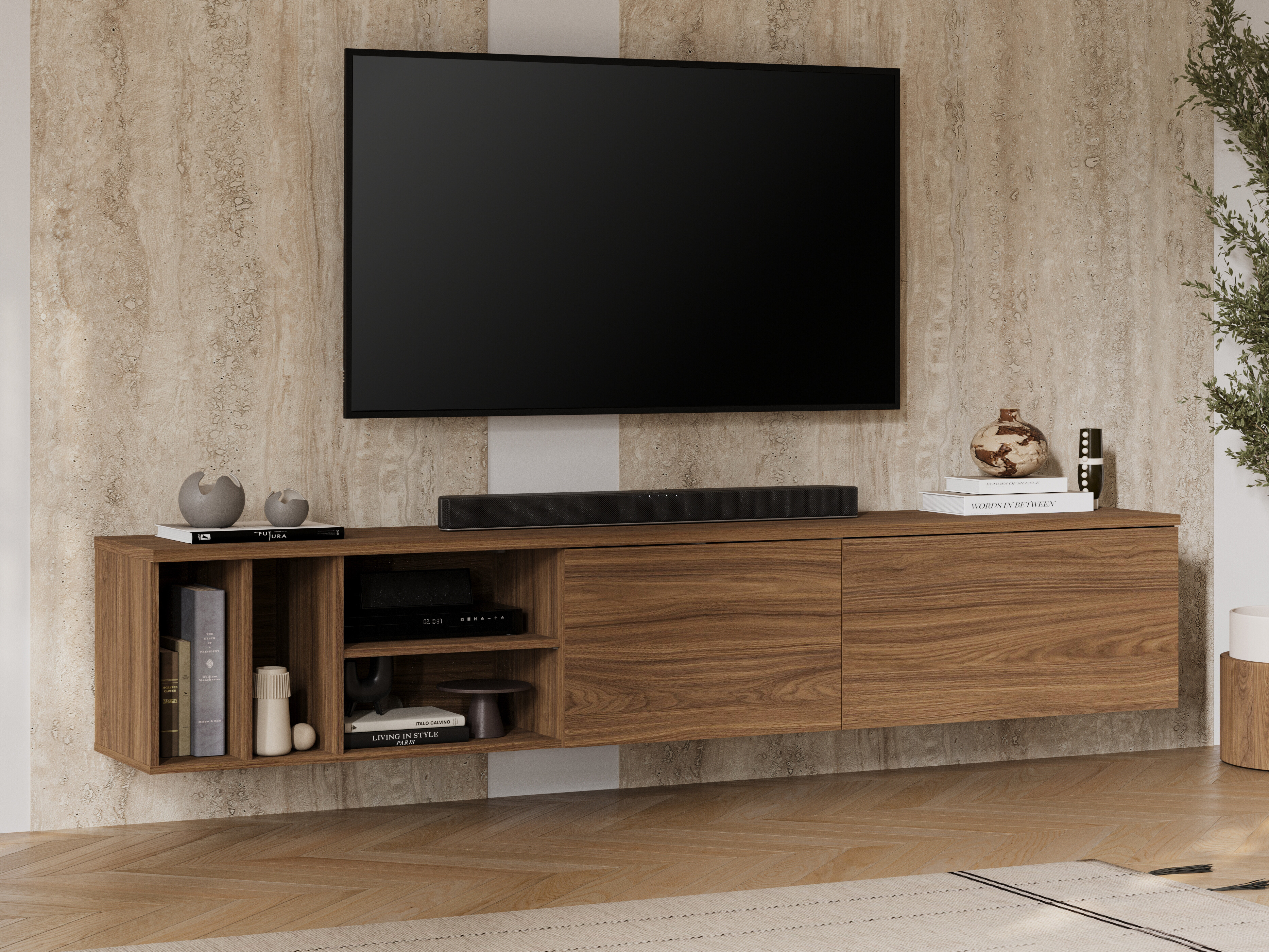 Comodă TV Austin 397 (Nuc)