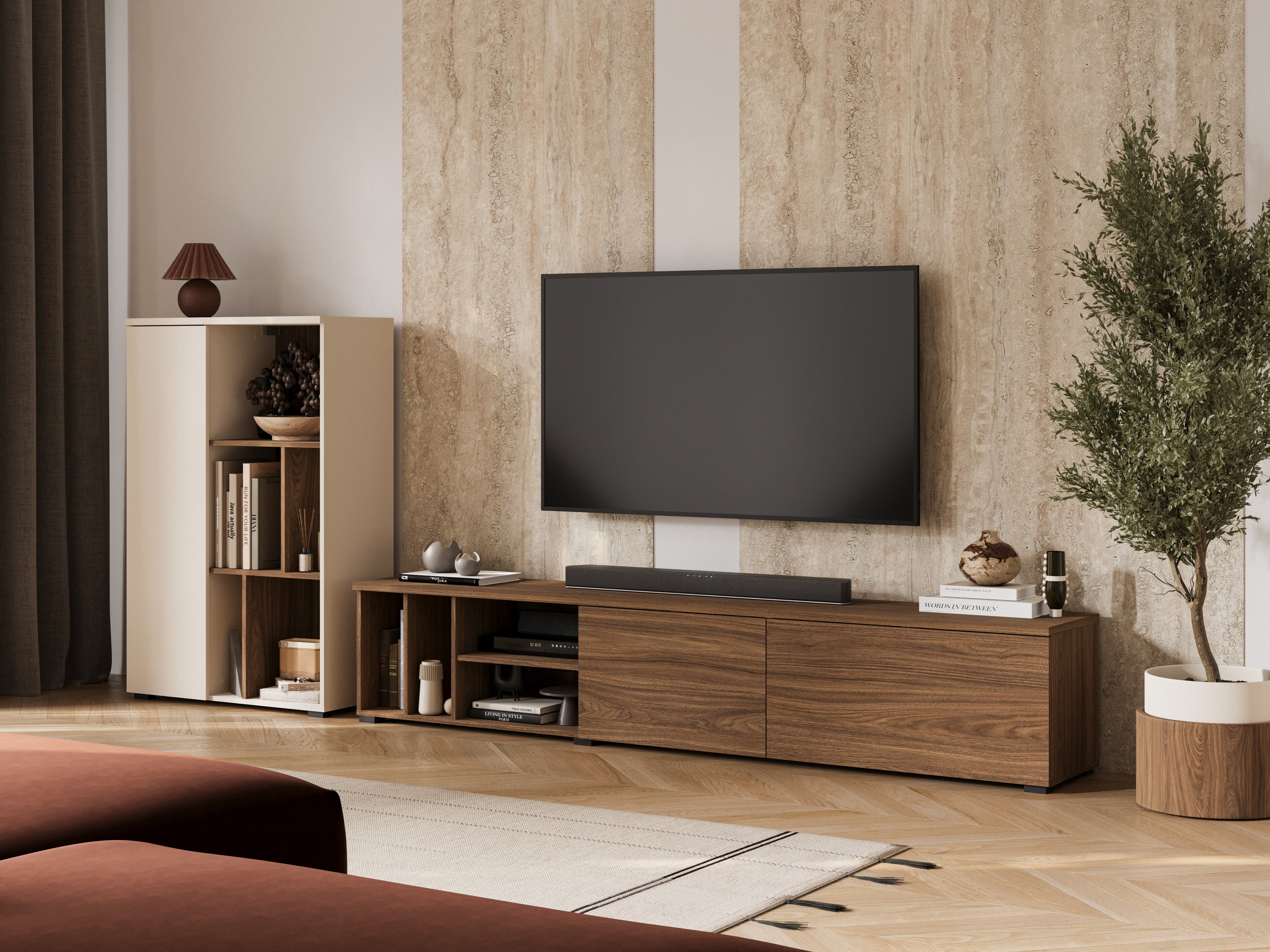 Comodă TV Austin 397 (Nuc)