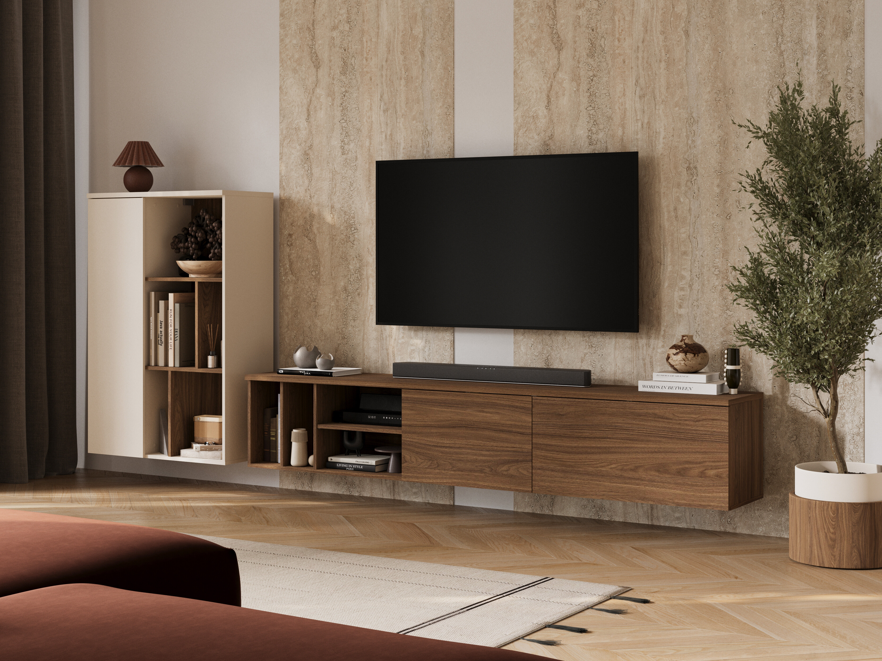 Set de living Austin 399 (Nuc + Cașmir)