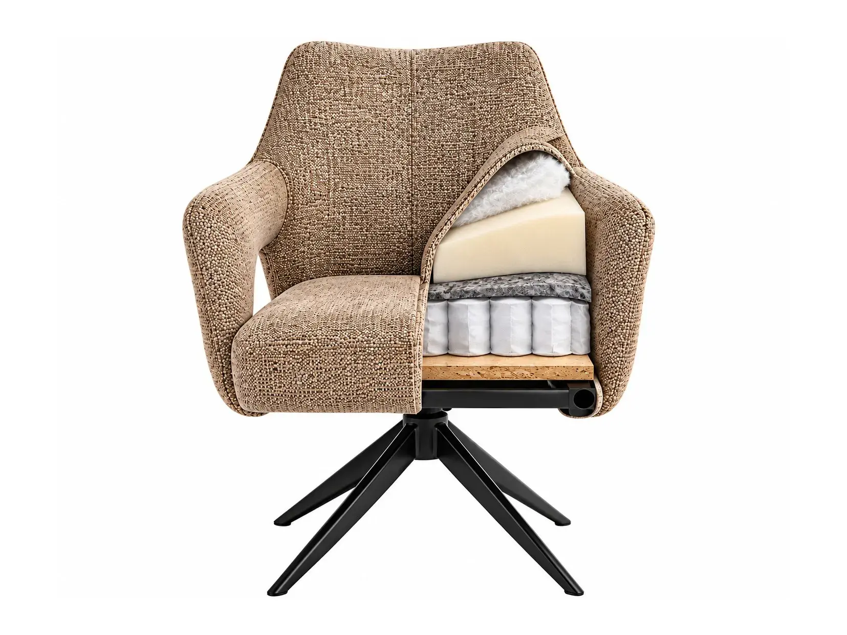 Scaun Detroit 867 (Bej deschis)