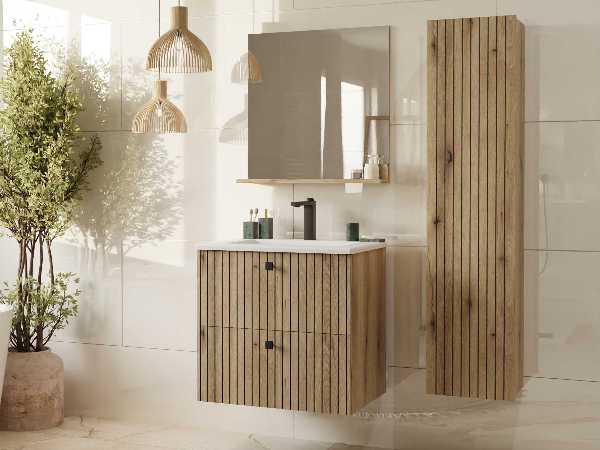 Cabinet atârnat pentru baie SR12133