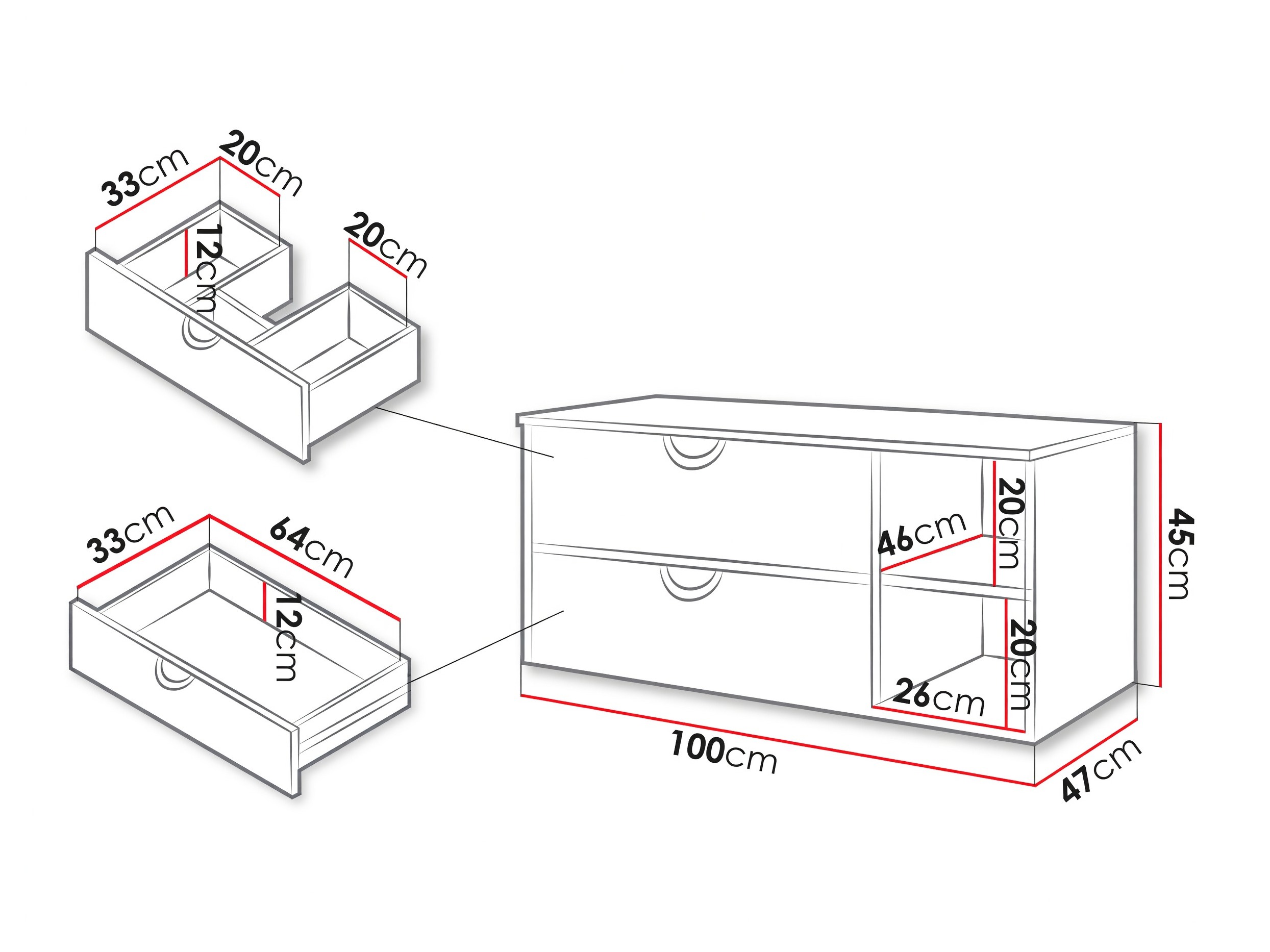 Cabinet atârnat pentru baie SR12141