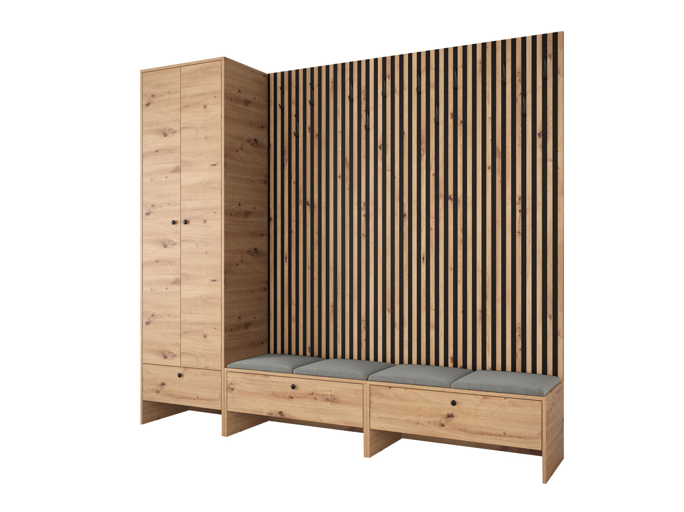Set de hol Donio VI (Stejar artizan + Polo 894)