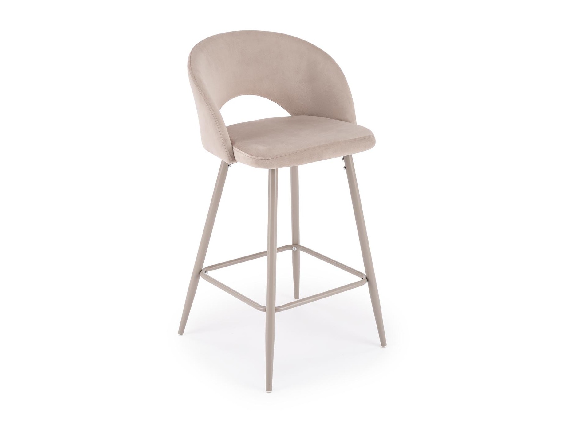 Scaun de bar Houston 881 (Bej deschis + Cașmir)