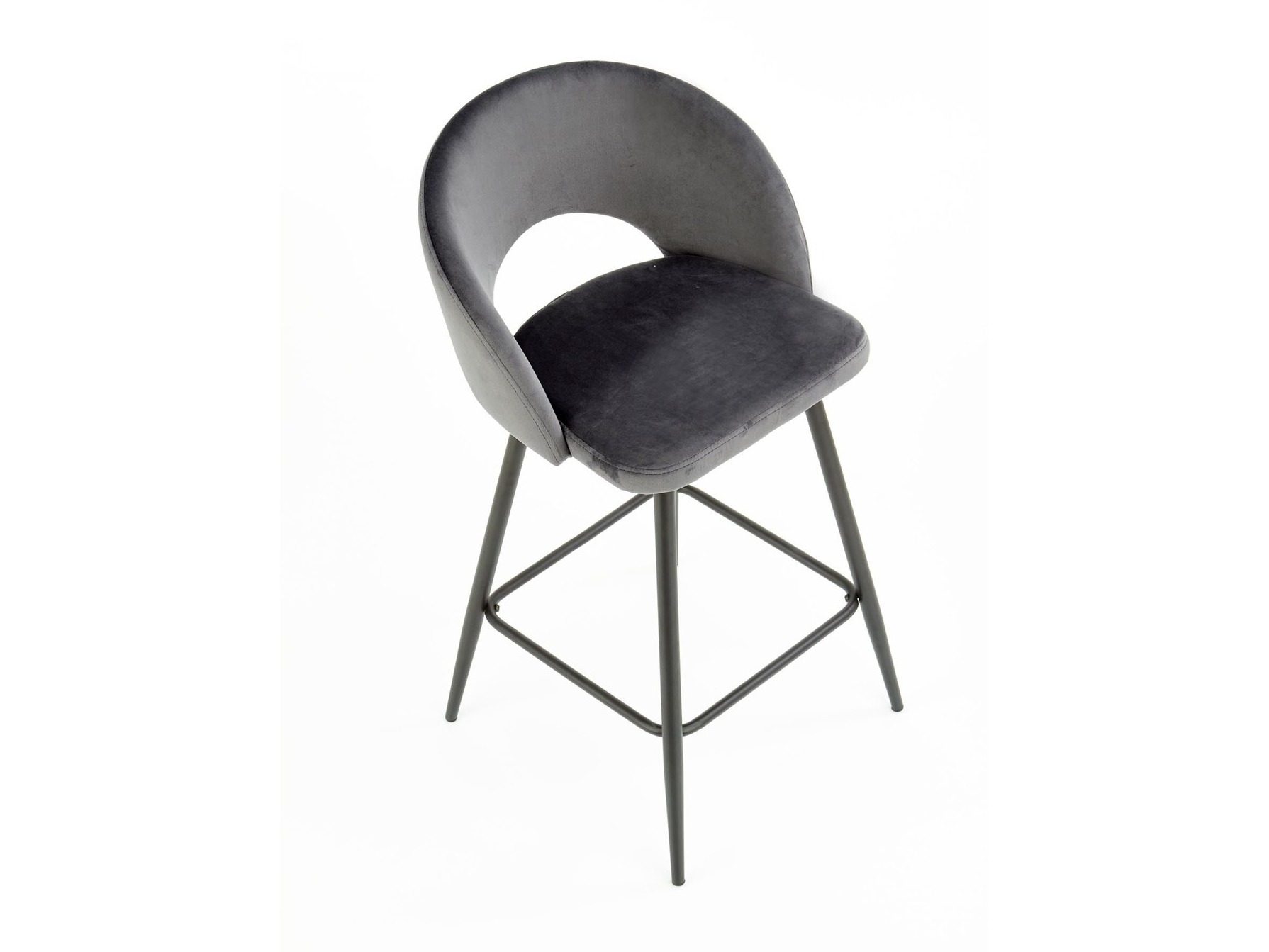 Scaun de bar Houston 881 (Gri + Negru)