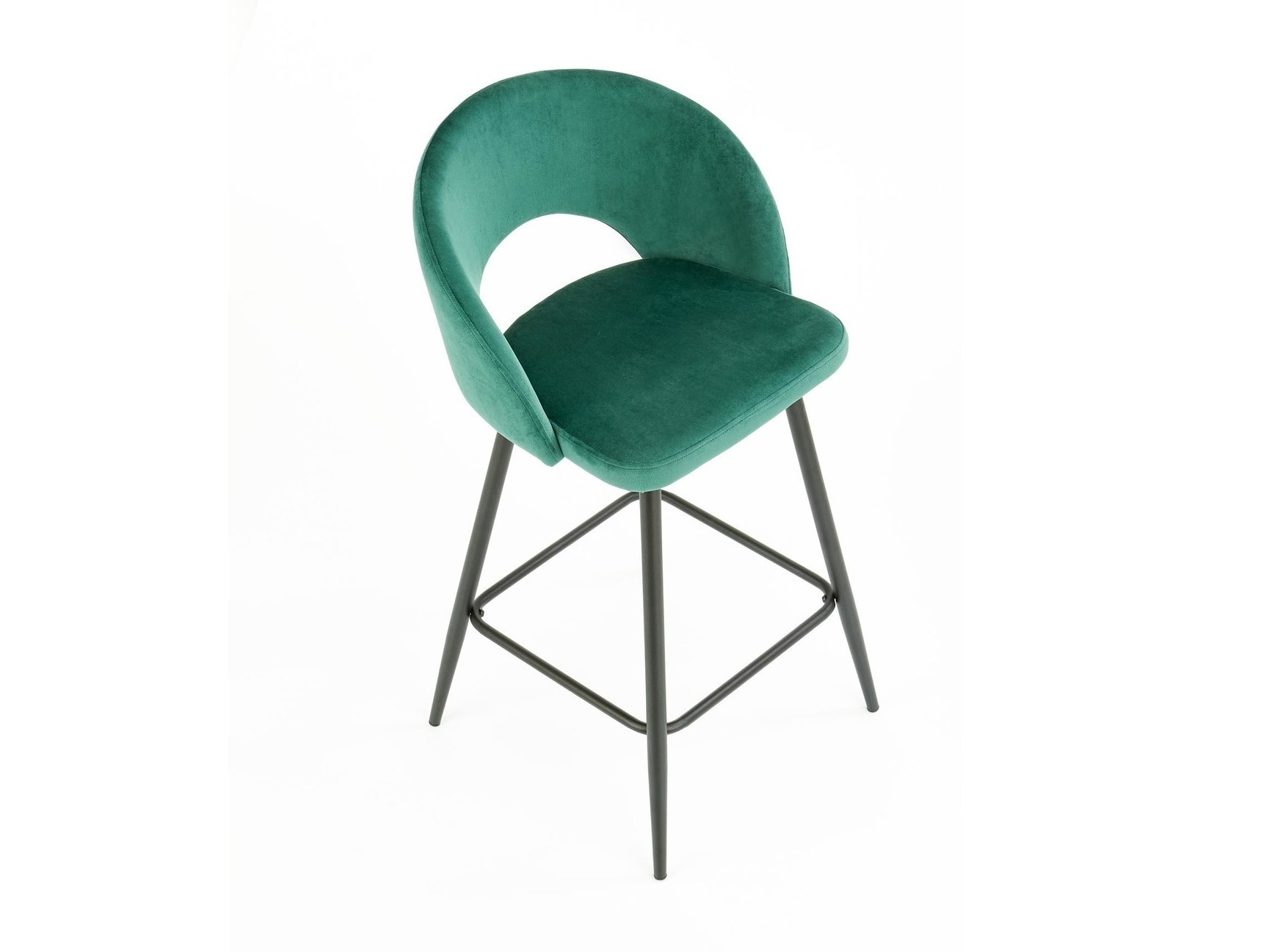 Scaun de bar Houston 881 (Verde închis + Negru)