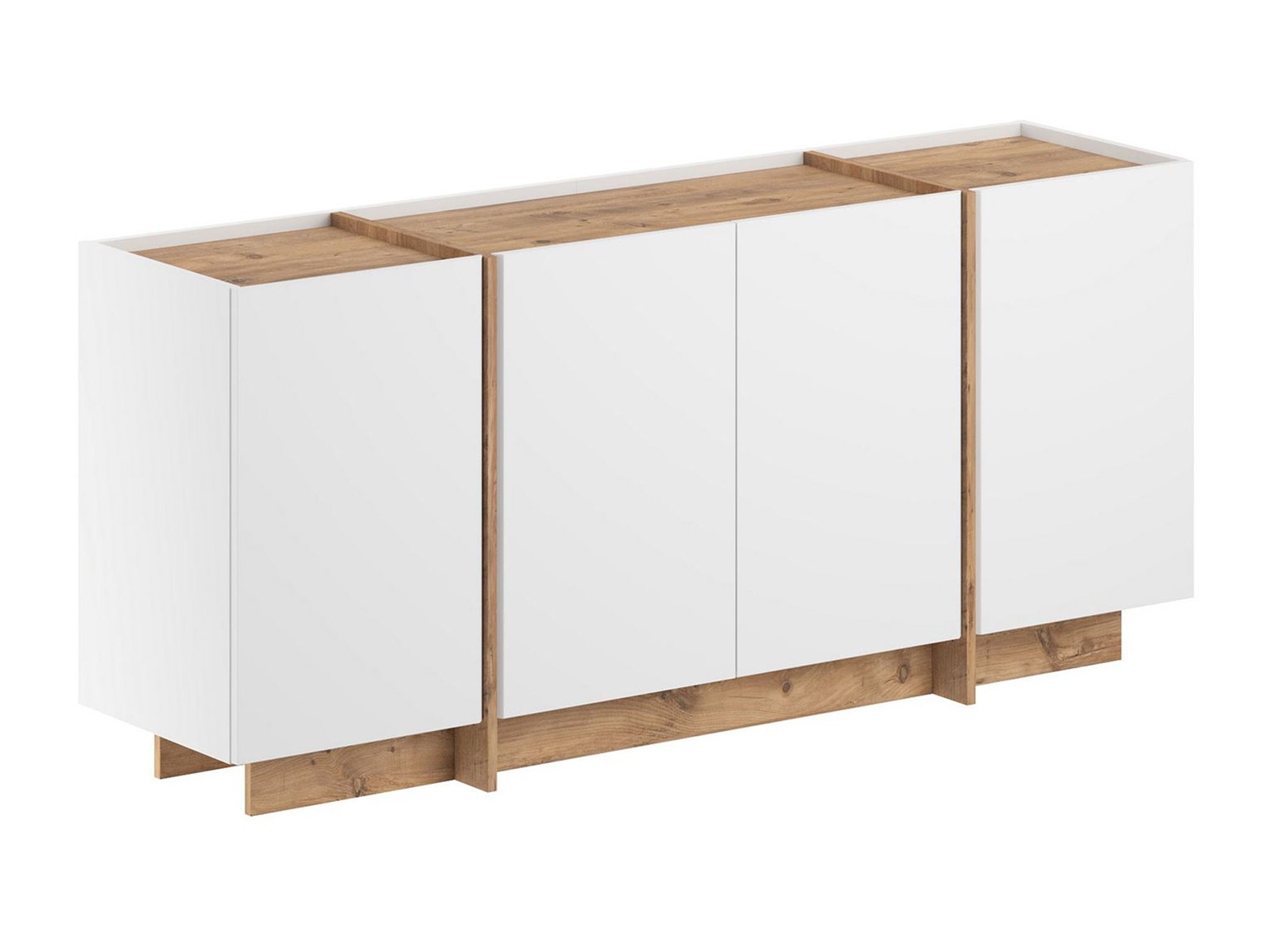 Bufet Novato 153 (Alb + Pin)