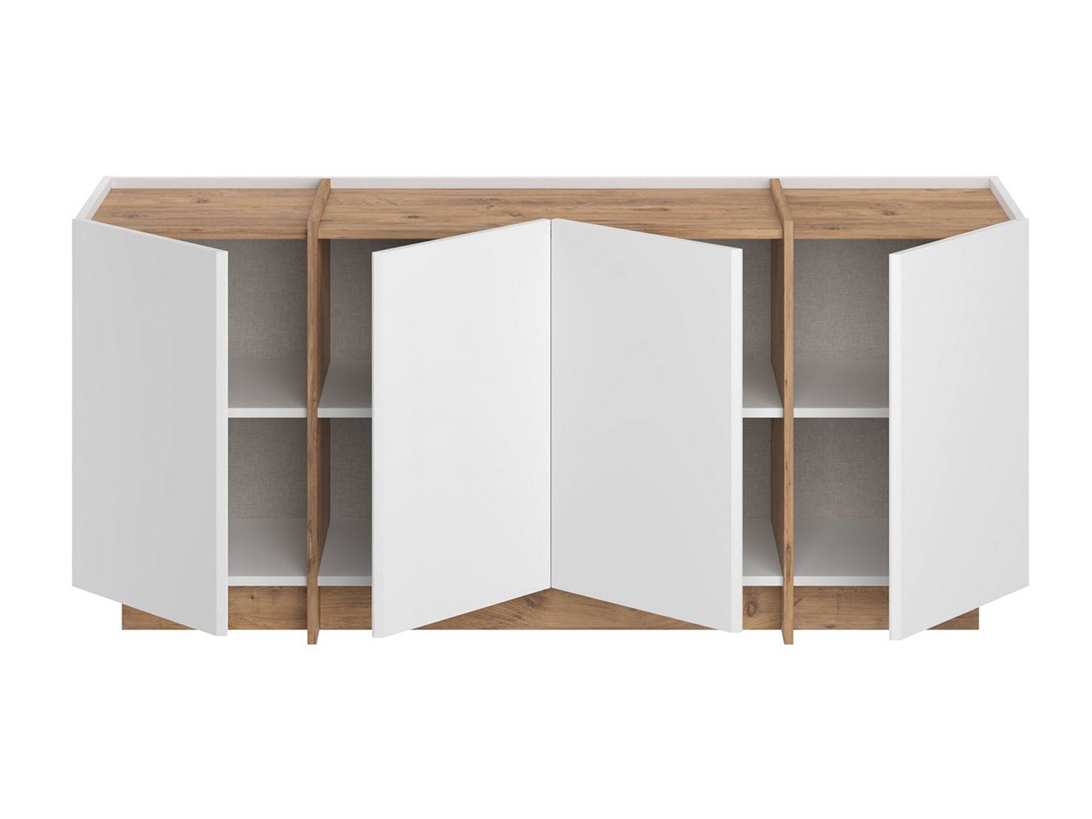 Bufet Novato 153 (Alb + Pin)