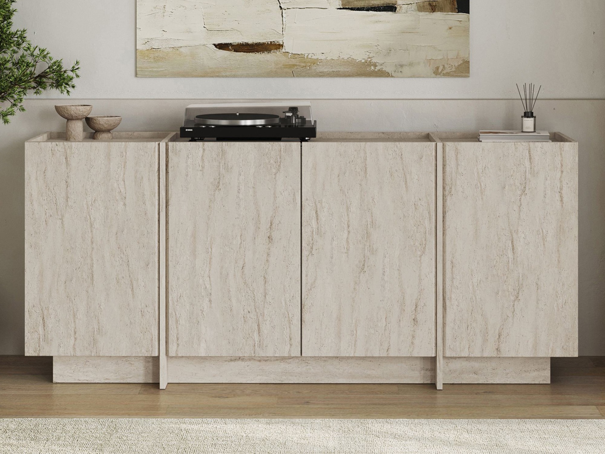 Bufet Novato 153 (Deschis Travertine)