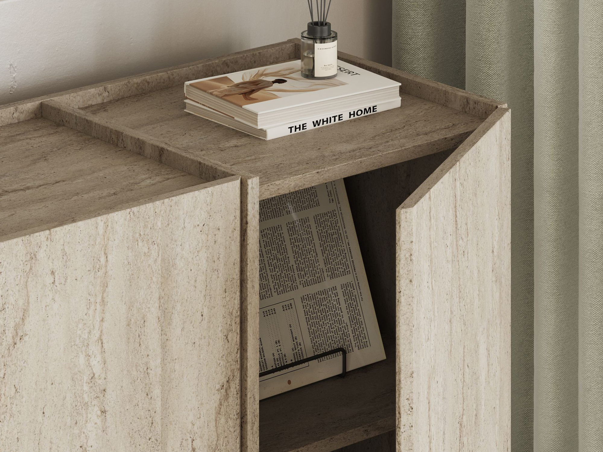 Bufet Novato 153 (Deschis Travertine)